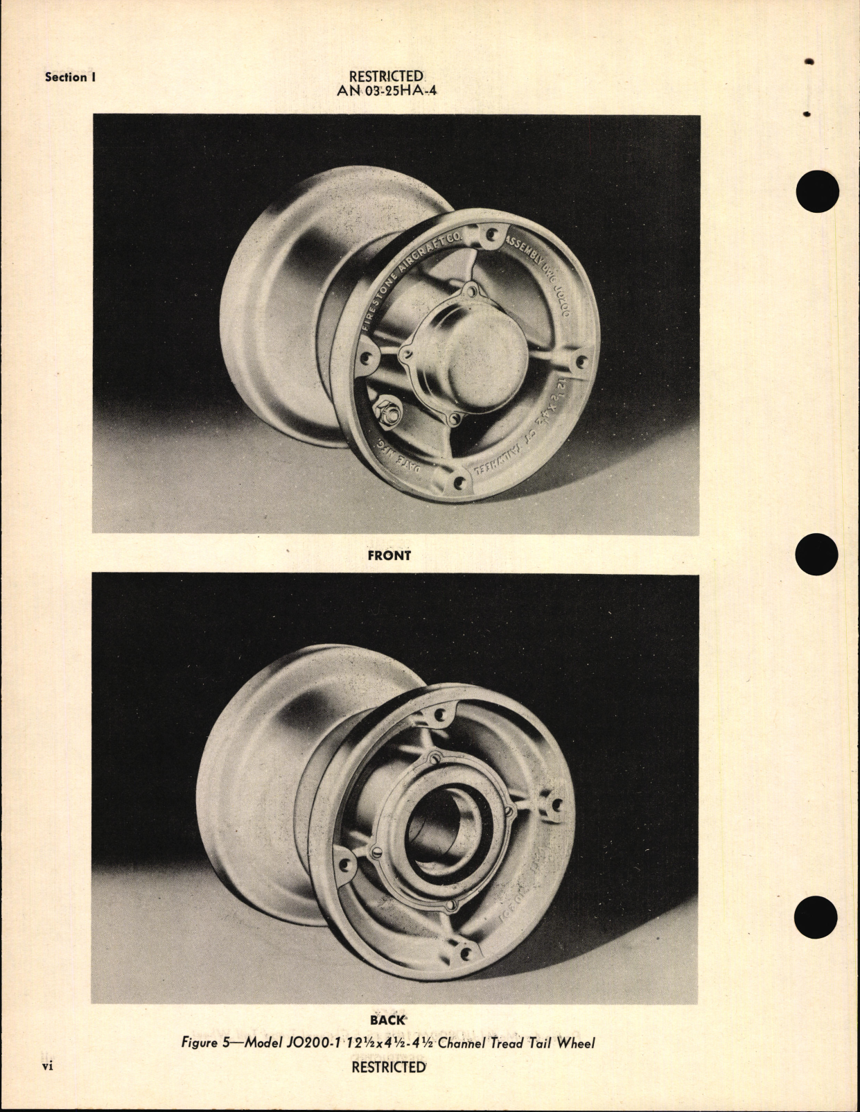 Sample page 8 from AirCorps Library document: Handbook of Instructions with Parts Catalog for Tail Wheels (Firestone)