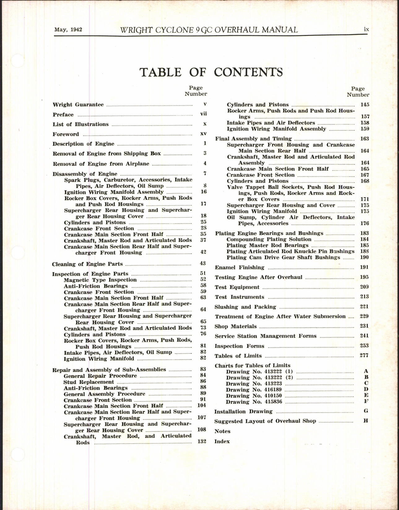 Sample page 7 from AirCorps Library document: Overhaul Manual for Wright Cyclone 9 GC Engine