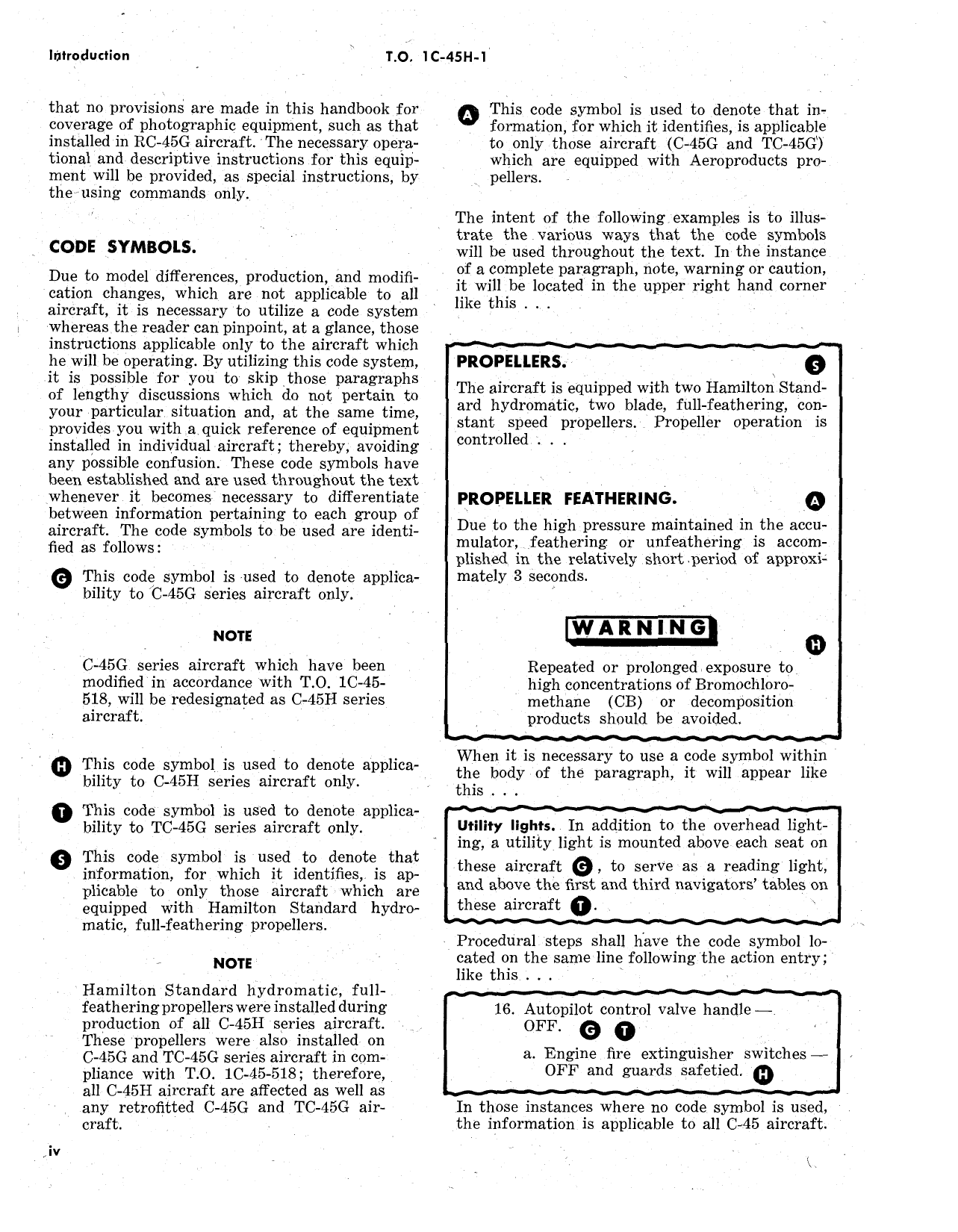 Sample page 6 from AirCorps Library document: Flight Handbook for C-45G, TC-45G, and C-45H Aircraft