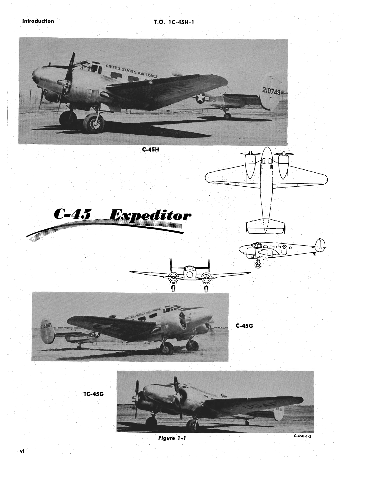 Sample page 8 from AirCorps Library document: Flight Handbook for C-45G, TC-45G, and C-45H Aircraft