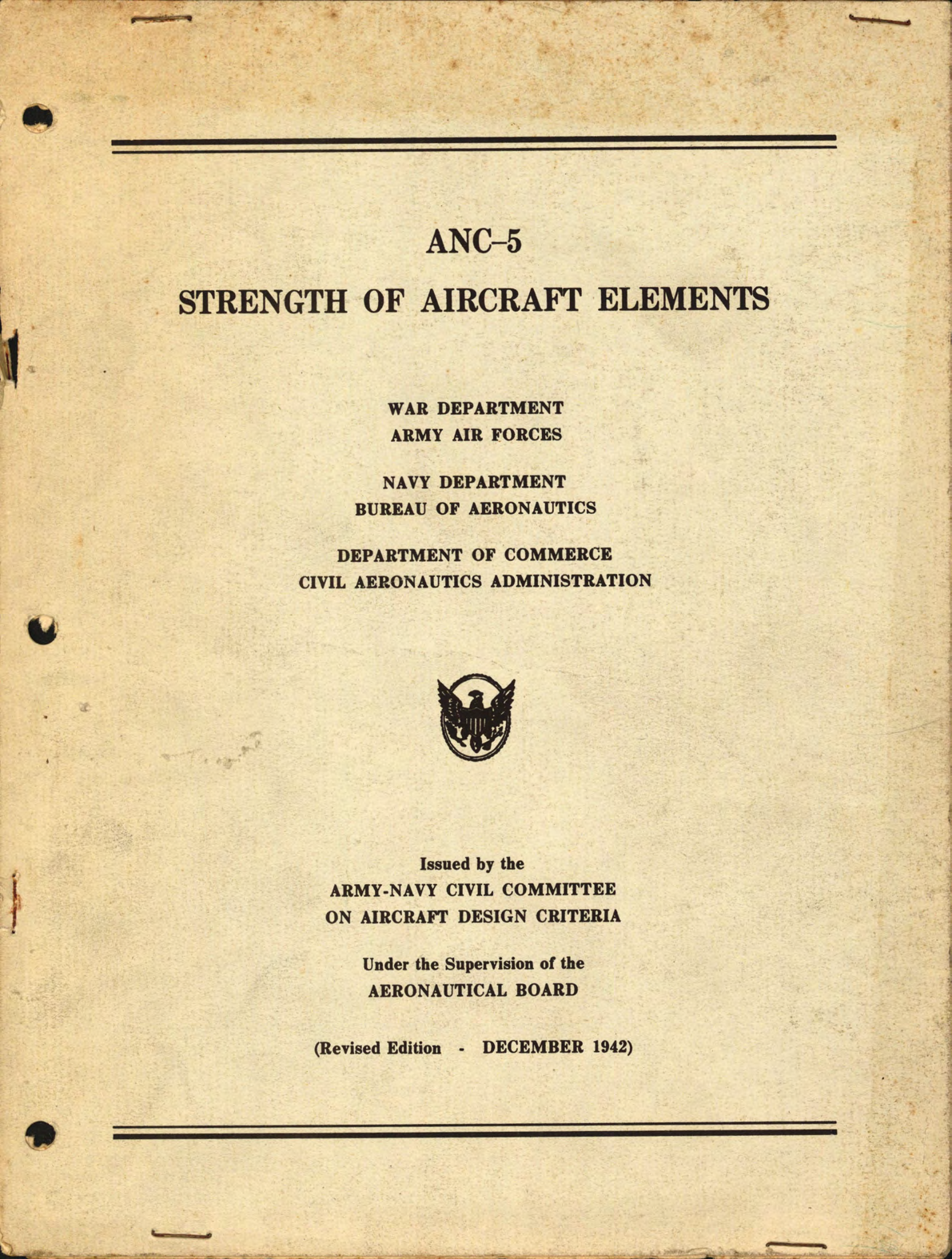 Sample page 1 from AirCorps Library document: Strength of Aircraft Elements