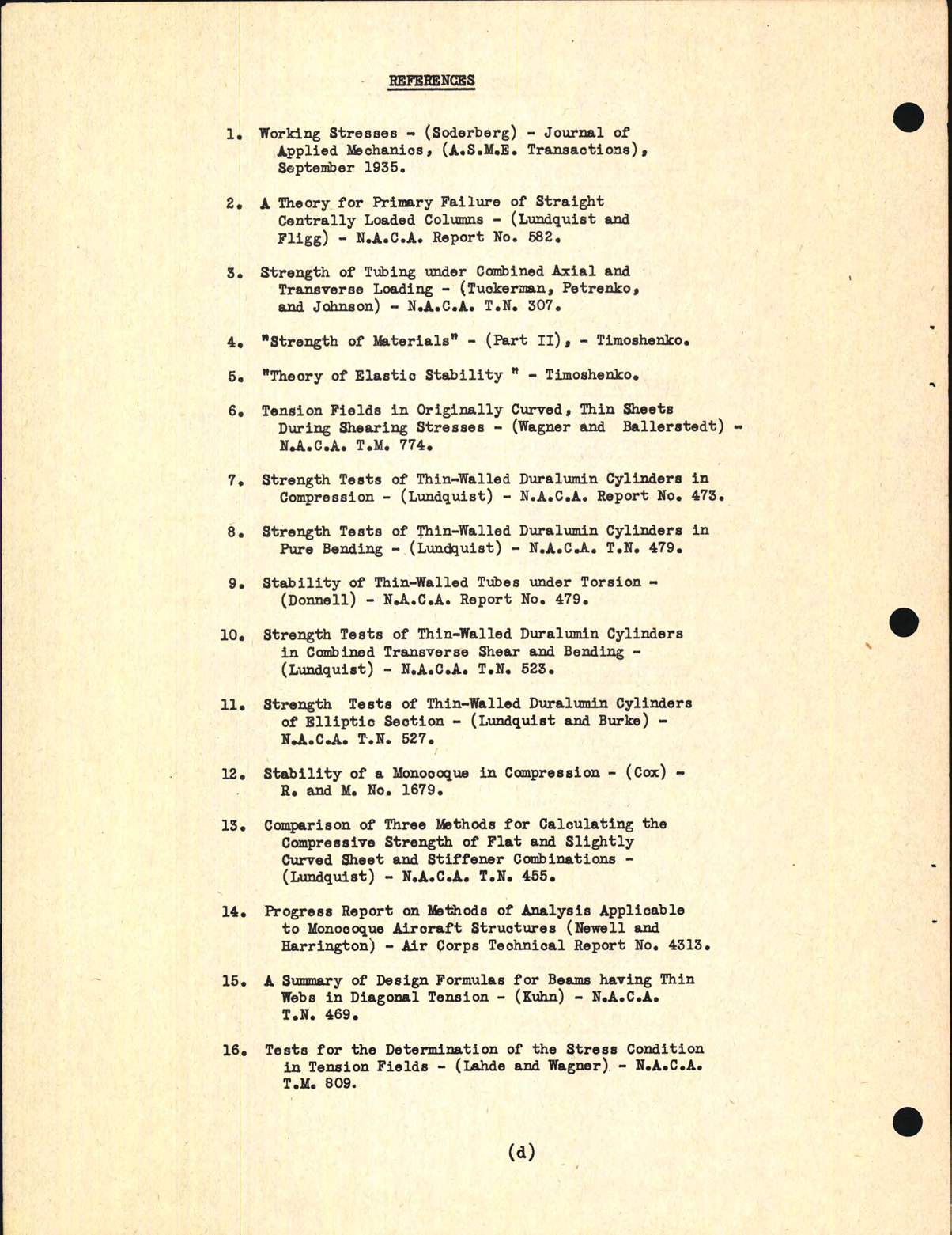 Sample page 6 from AirCorps Library document: Strength of Aircraft Elements