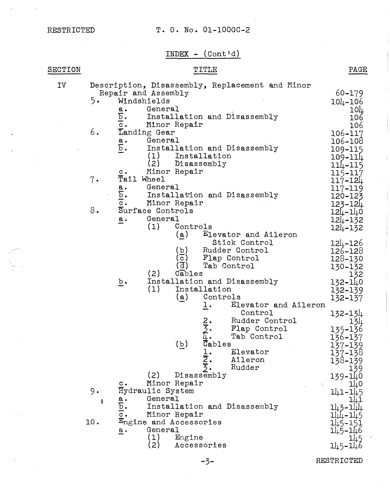 Sample page 5 from AirCorps Library document: Service Instructions for Models PT-21 and PT-22 Primary Training Airplanes