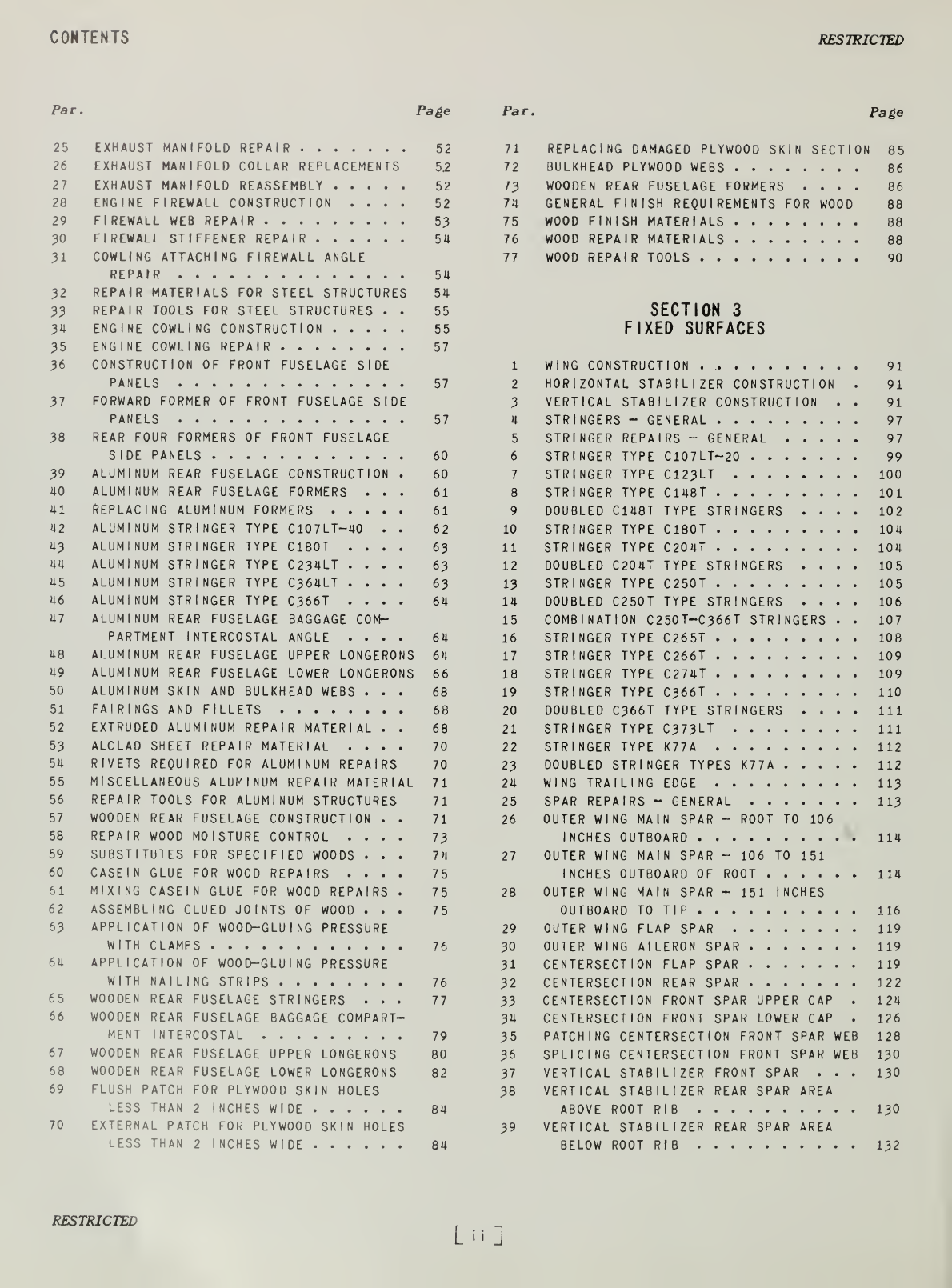 Sample page 6 from AirCorps Library document: Repair Manual for AT-6A, AT-6B, AT-6C, SNJ-3, and SNJ-4 Trainer Airplanes