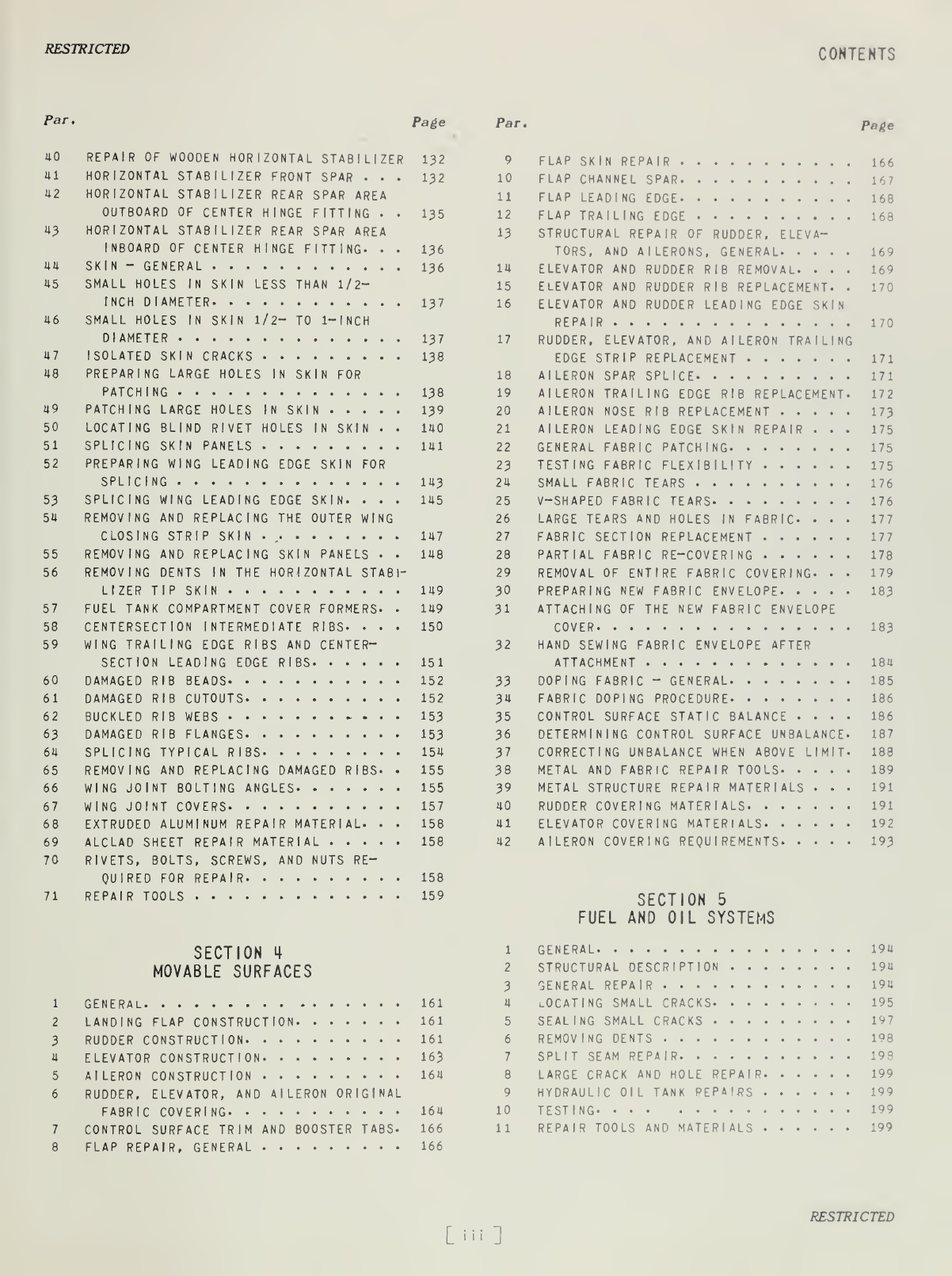 Sample page 7 from AirCorps Library document: Repair Manual for AT-6A, AT-6B, AT-6C, SNJ-3, and SNJ-4 Trainer Airplanes