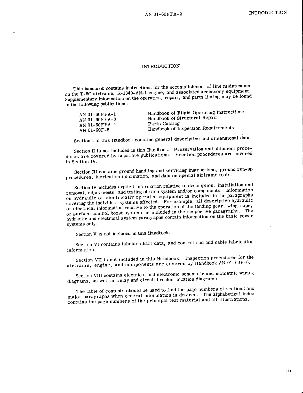 Sample page 6 from AirCorps Library document: Maintenance Instructions for T-6G and LT-6G Aircraft