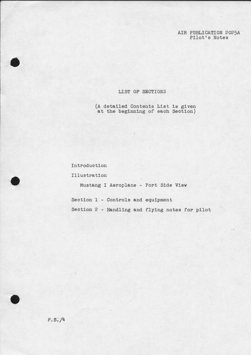 Sample page 7 from AirCorps Library document: Pilot's Notes for Mustang I Aeroplane with Allison V-1710 F.3R Engine