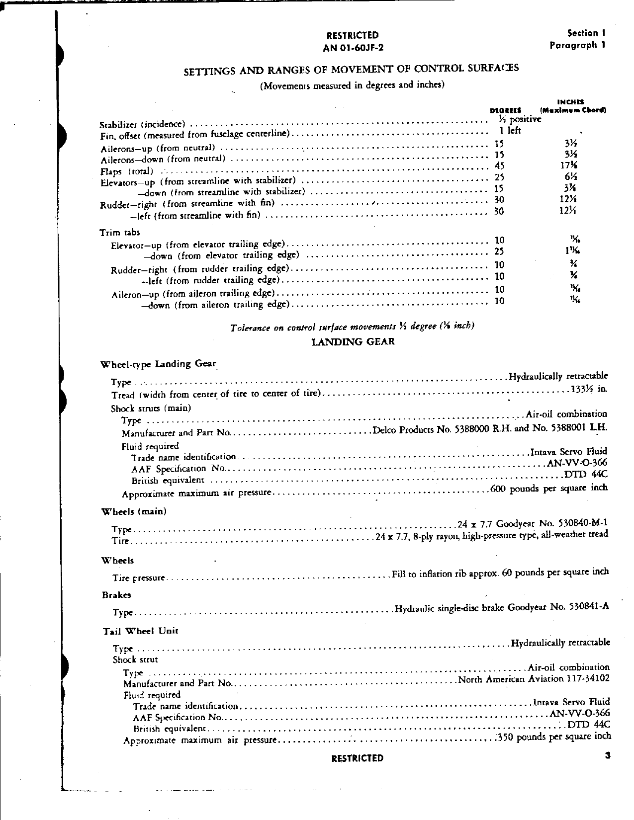 Sample page 7 from AirCorps Library document: Erection and Maintenance Instructions for P-51H Airplane