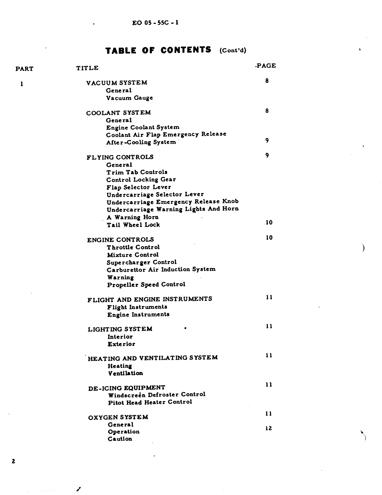 Sample page 8 from AirCorps Library document: Pilot's Operating Instructions for Mustang 4 (Royal Canadian Air Force)