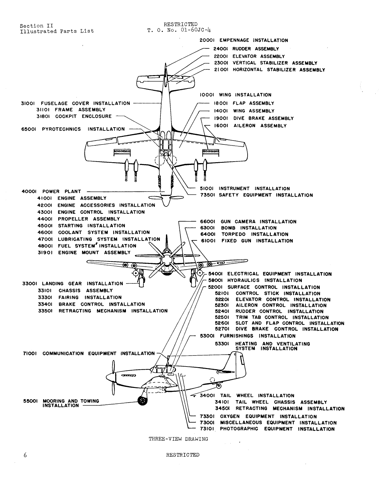 Sample page 8 from AirCorps Library document: Parts Catalog for P-51A Aircraft