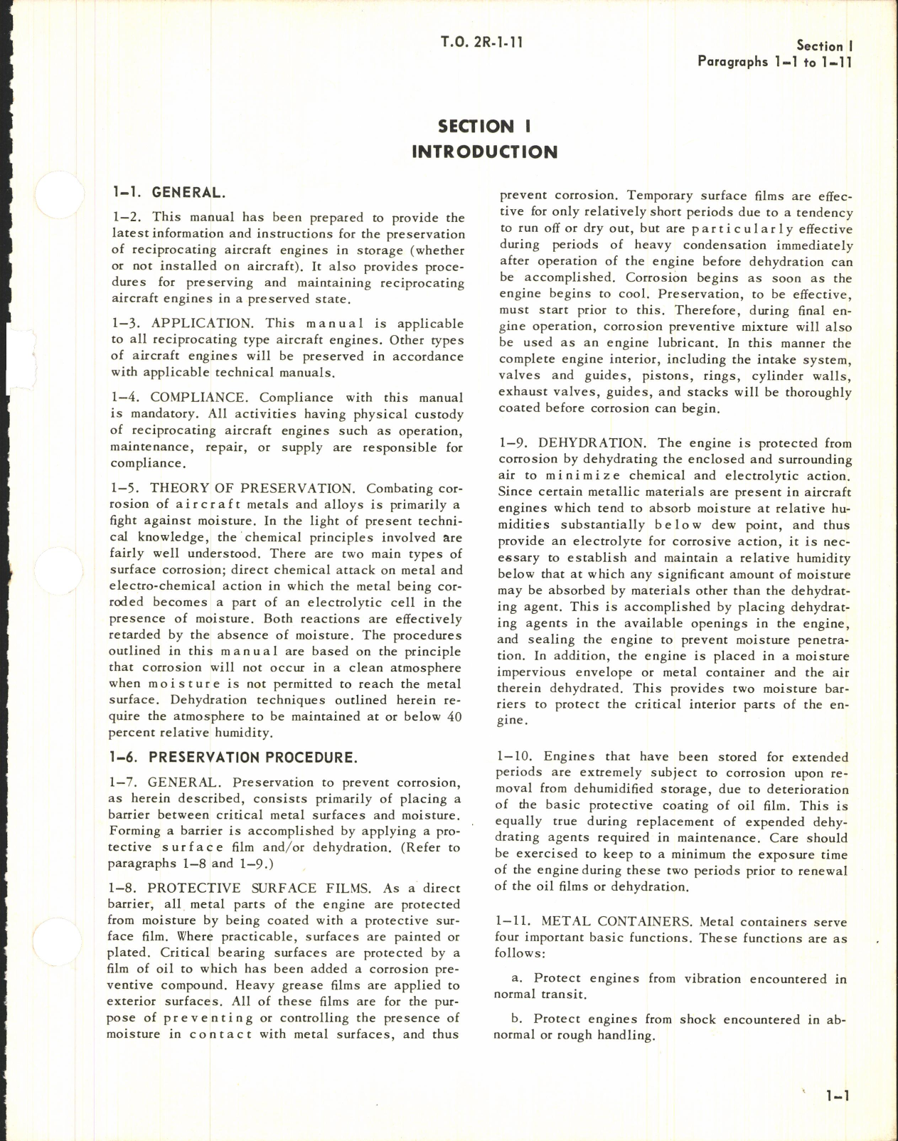 Sample page 5 from AirCorps Library document: Corrosion Control of Reciprocating Aircraft Engines