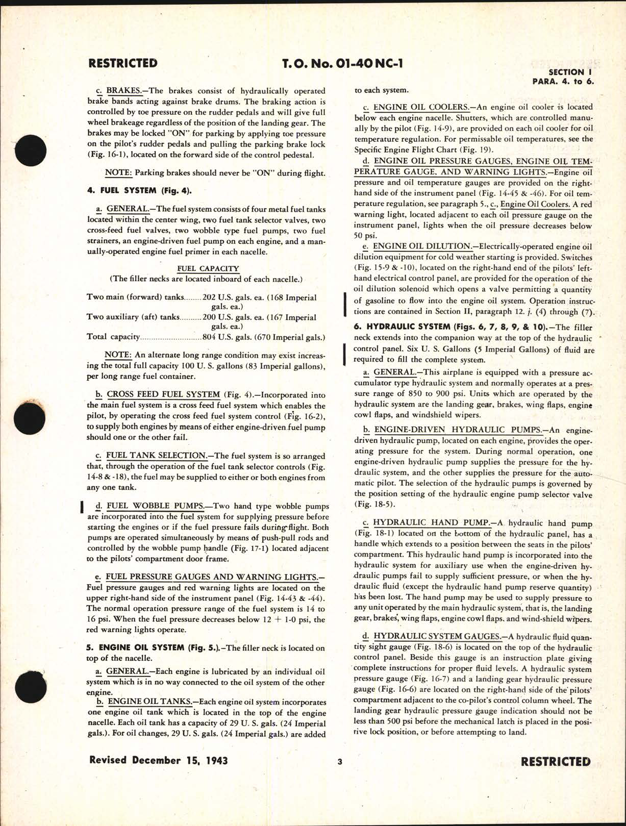 Sample page 7 from AirCorps Library document: Pilot's Flight Operating Instructions for C-47, C-47A, C-47B, R4D-1, R4D-5, and R4D-6