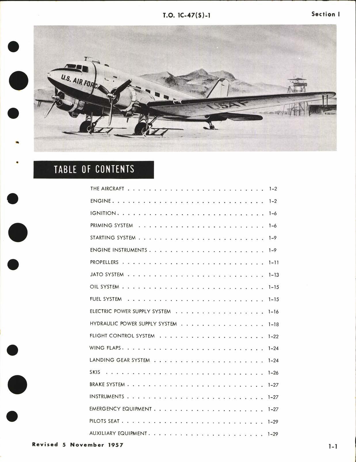 Sample page 7 from AirCorps Library document: Flight Manual for SC-47