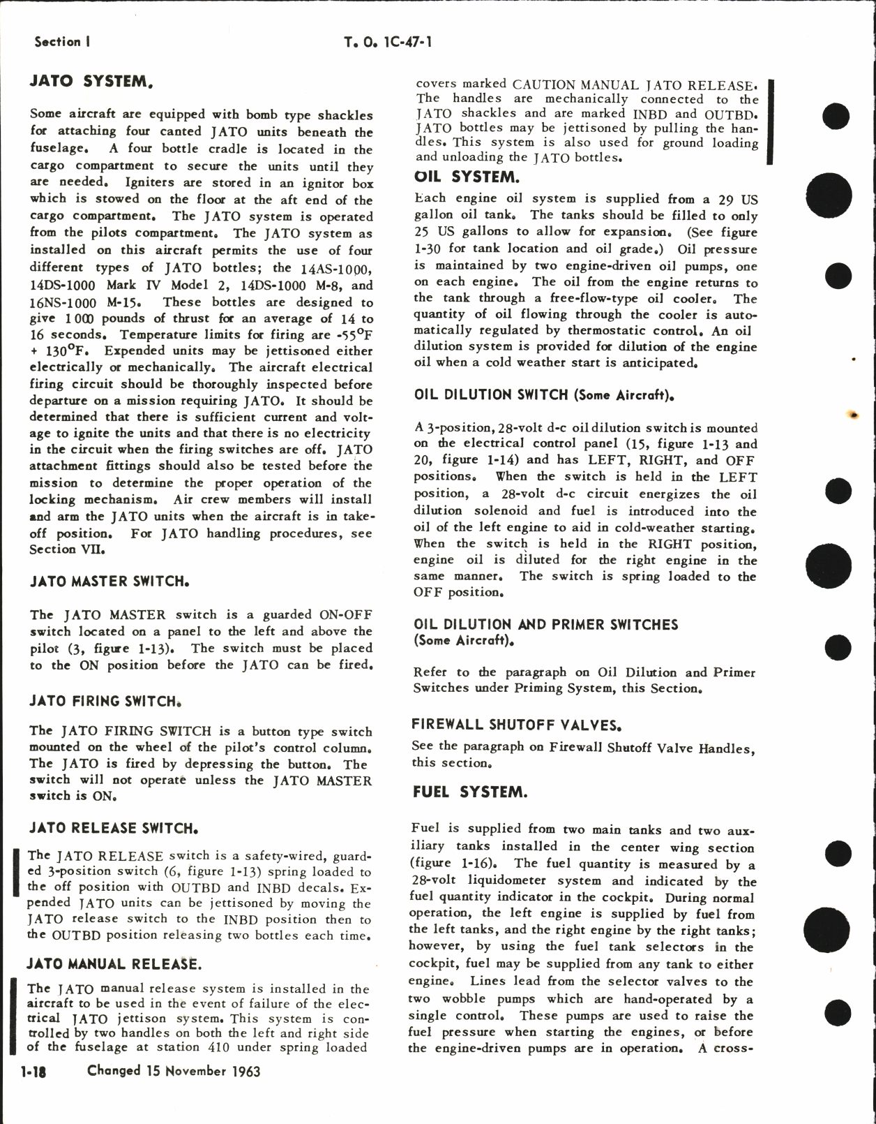 Sample page 6 from AirCorps Library document: Flight Manual for C-47, A, B, D, H, J, HC-47, C-117A, B, C, R4D-1, and TC-47K