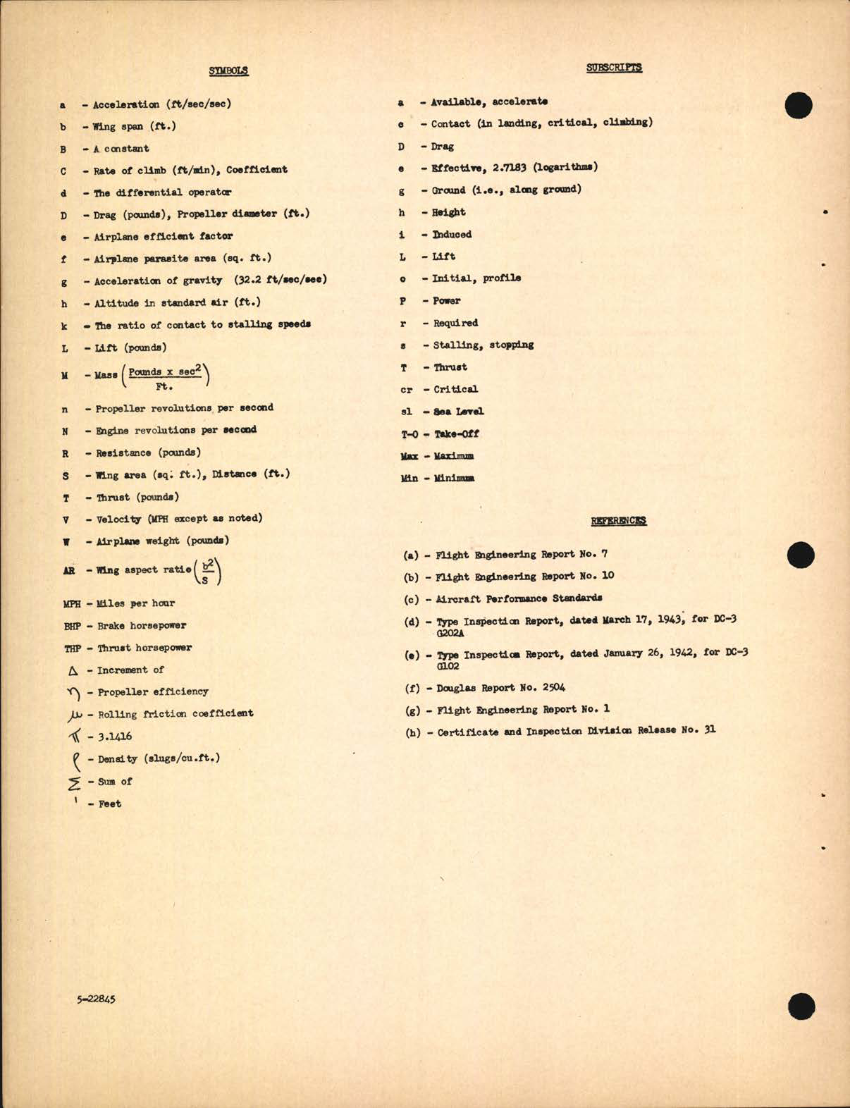 Sample page 6 from AirCorps Library document: A Study to Determine the Maximum Weights Permitted by the Transport Category Requirements for the DC-3