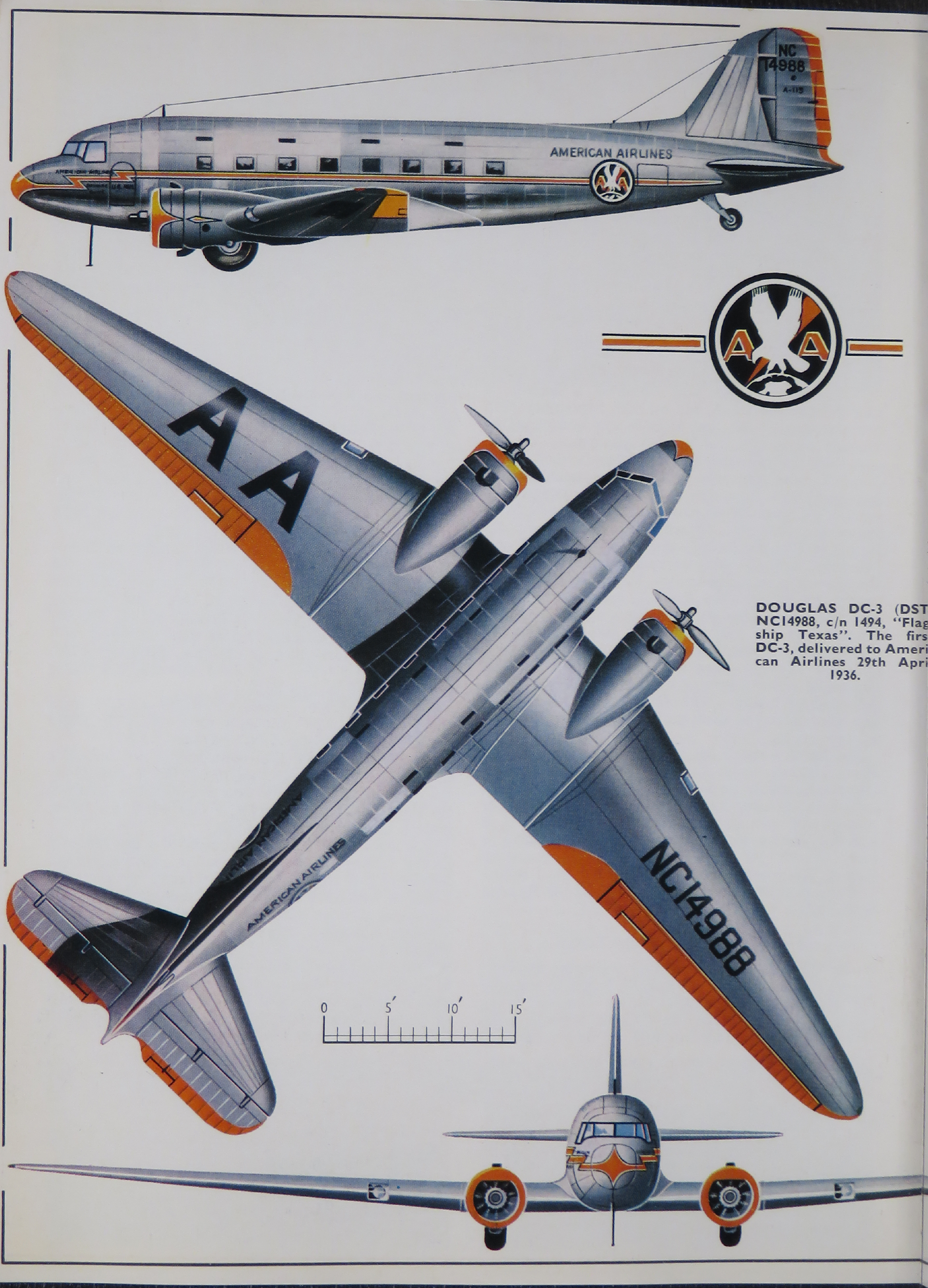 Sample page 8 from AirCorps Library document: Profile Publications - The Douglas DC-3 (Pre 1942)