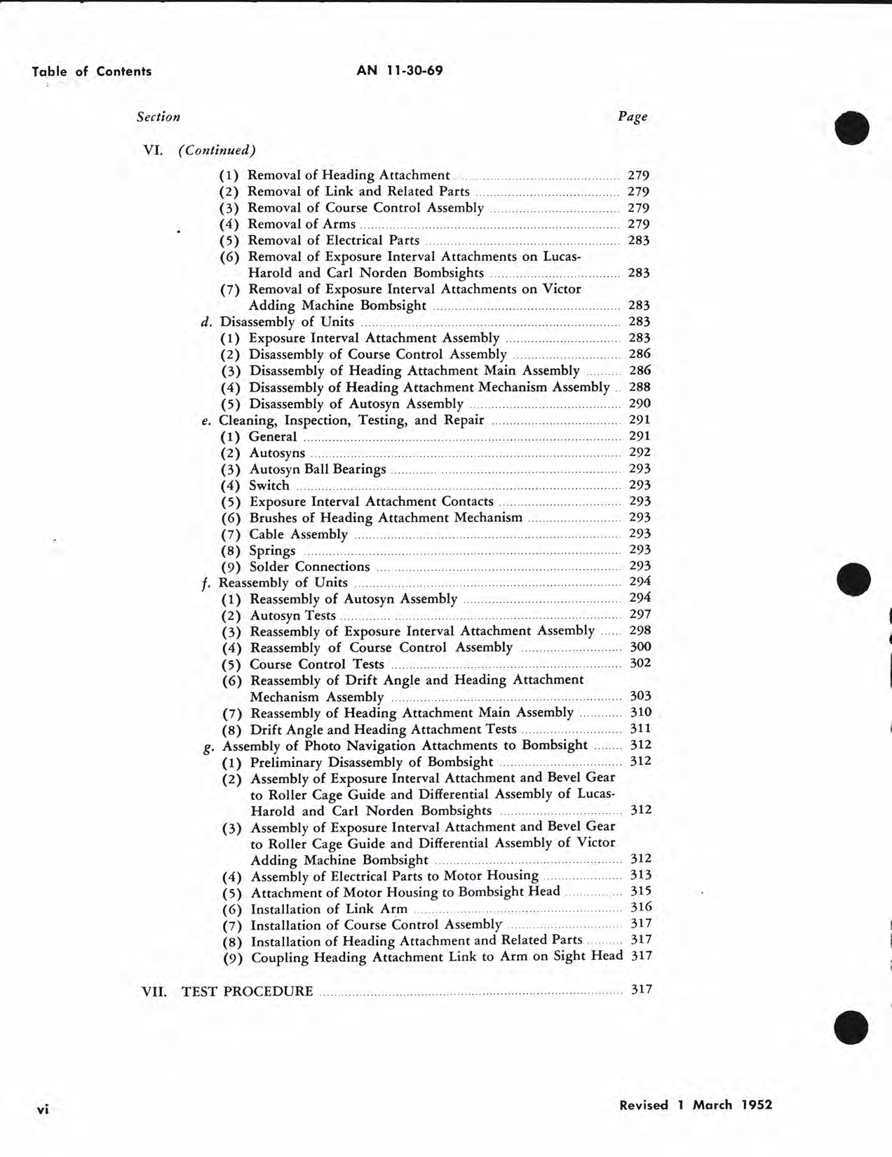 Sample page 8 from AirCorps Library document: Operation, Service, & Overhaul Instructions for Type M-9 Bombsight