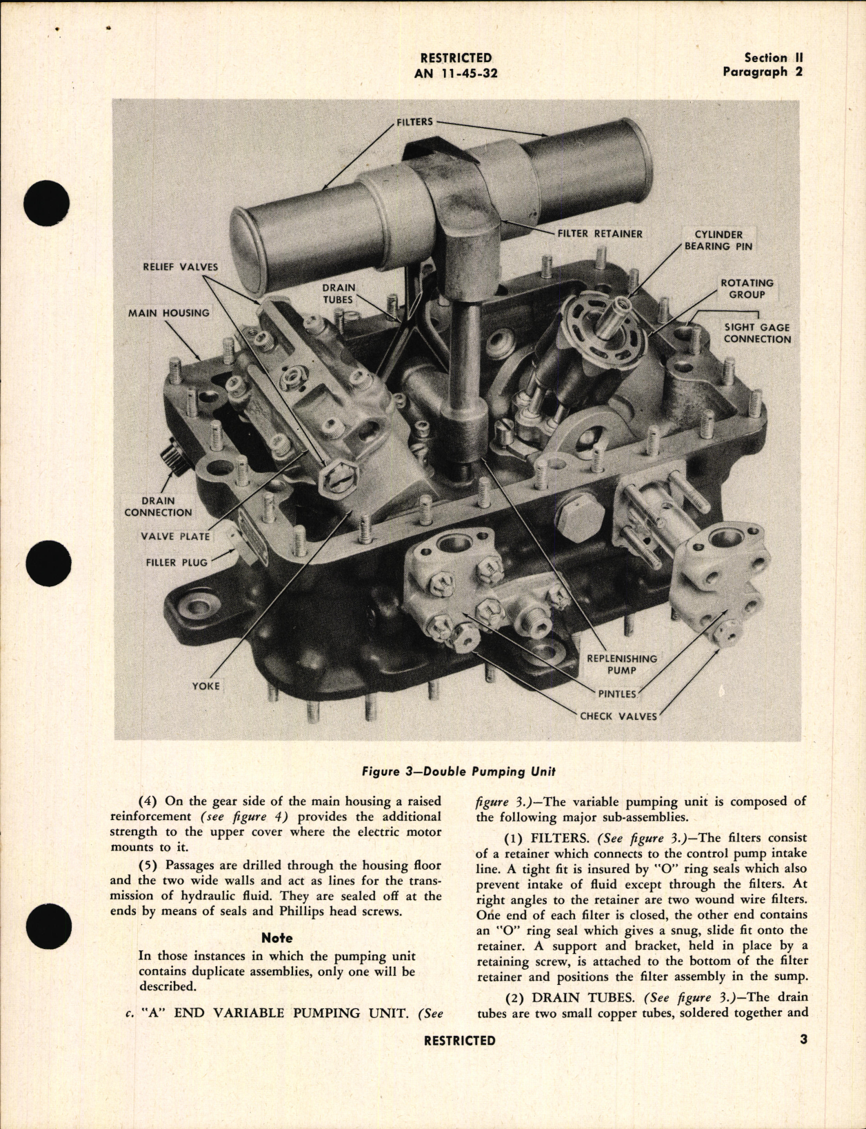 Sample page 7 from AirCorps Library document: Handbook of Instructions with Parts Catalog for Turret Power Unit Model AA-16850