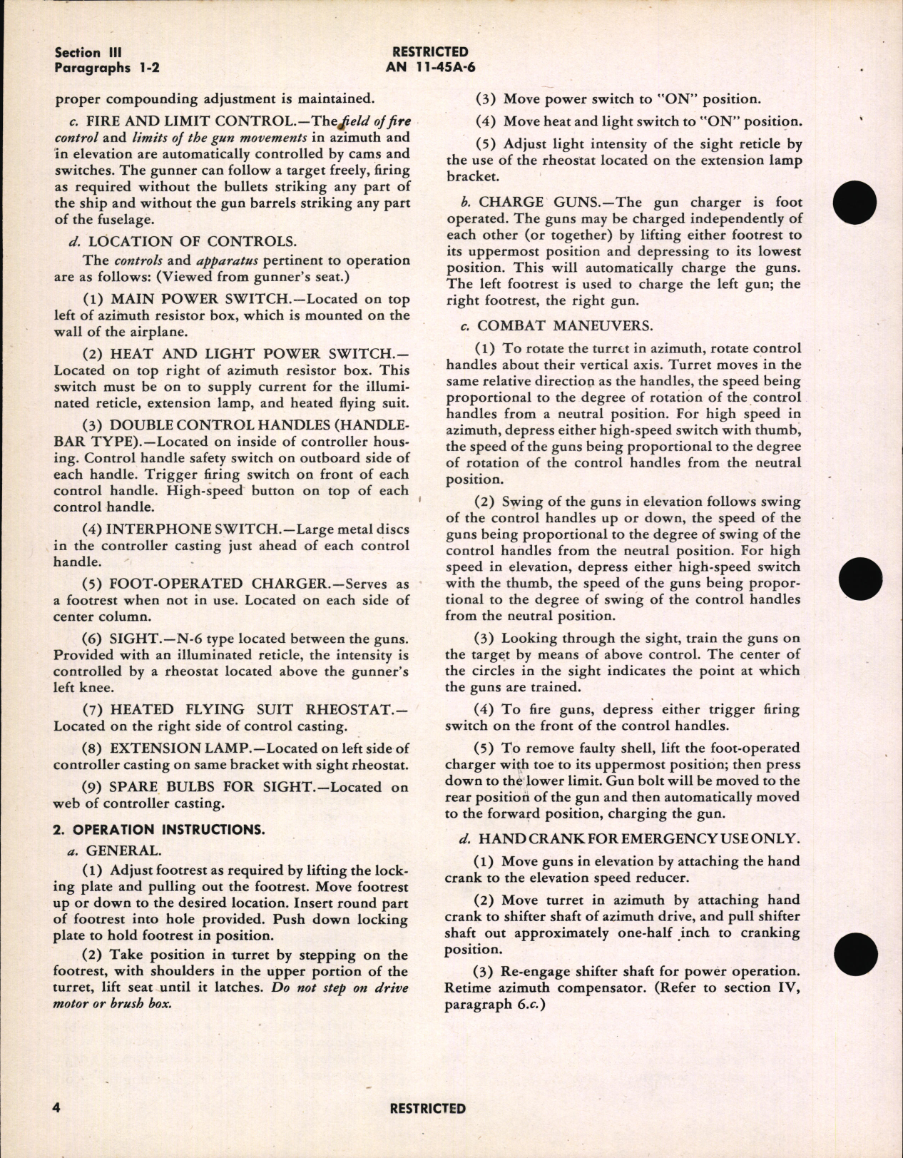 Sample page 8 from AirCorps Library document: Overhaul Instructions for Upper Turret Type A-9A, Navy Model 250CE-3