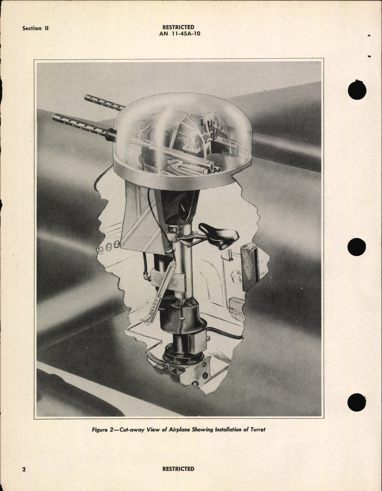 Sample page 6 from AirCorps Library document: Overhaul Instructions for Upper Turret Type A-9B, Navy Model 250CE-4