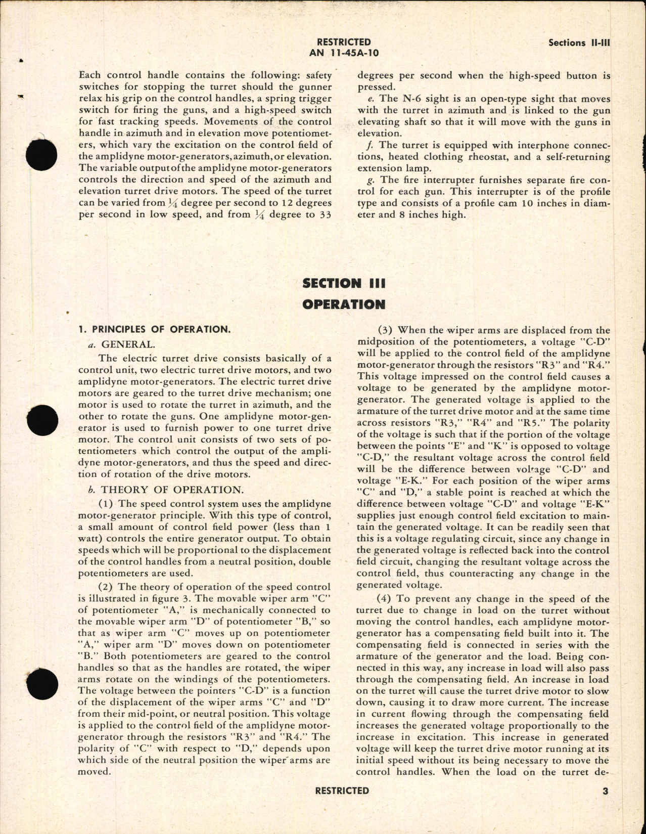 Sample page 7 from AirCorps Library document: Overhaul Instructions for Upper Turret Type A-9B, Navy Model 250CE-4