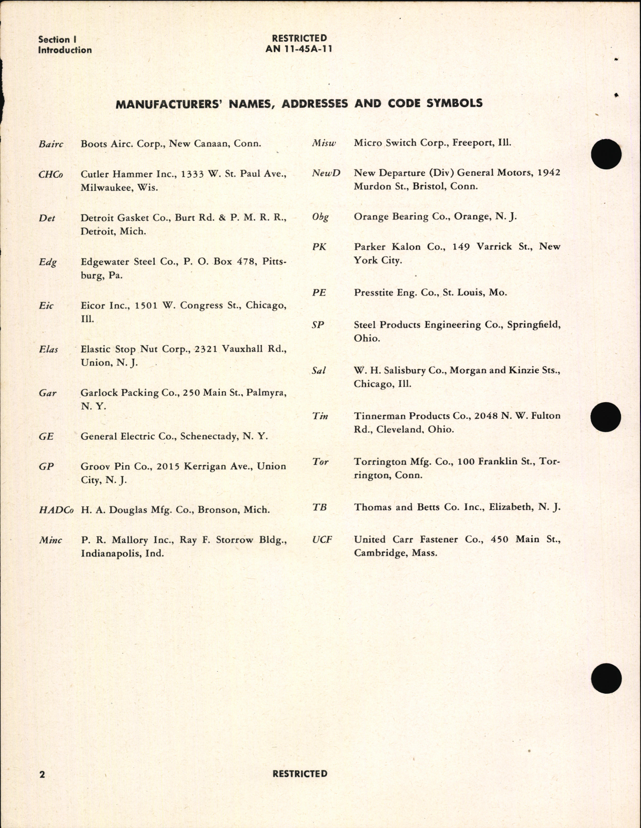 Sample page 6 from AirCorps Library document: Turret Parts Catalog for Type A-9B, Navy Model 250CE-4