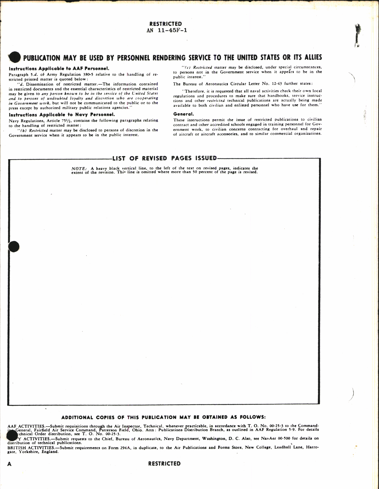 Sample page 1 from AirCorps Library document: Handbook of Instructions with Parts Catalog for Training Turret Type A-8