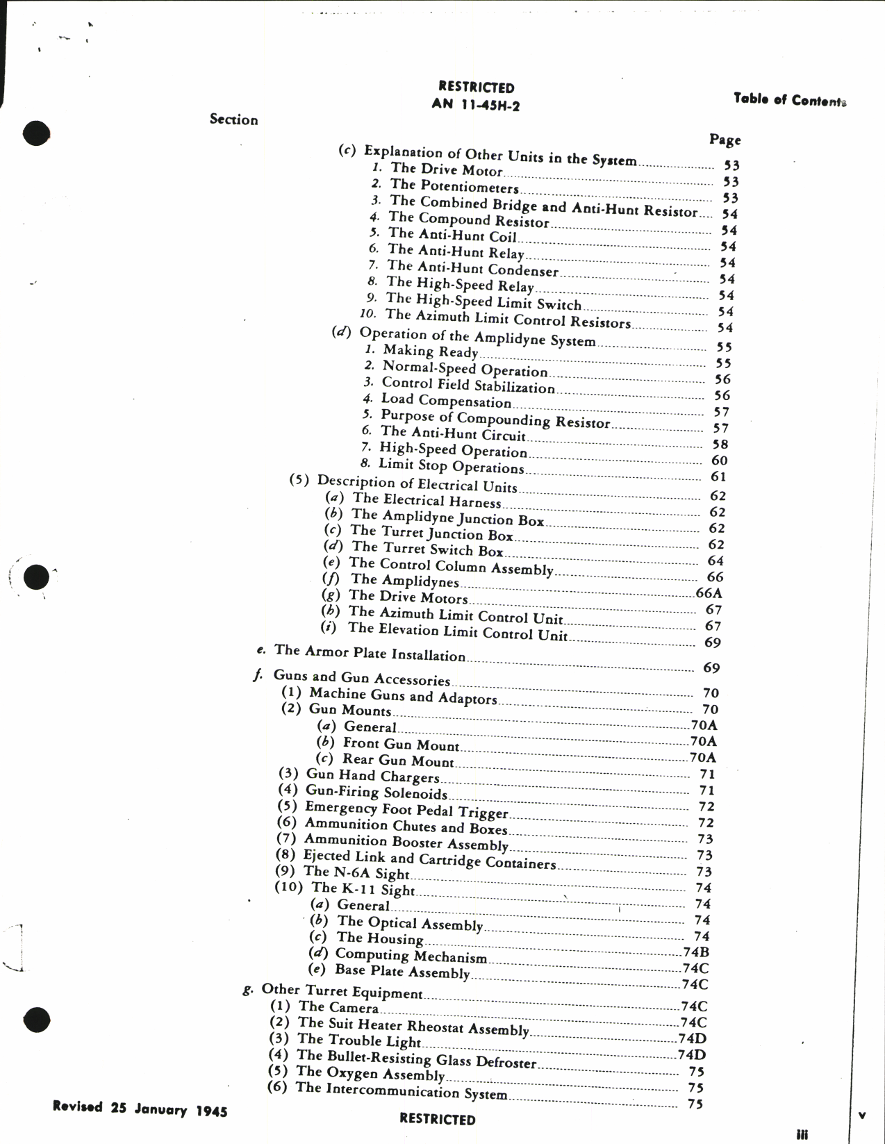 Sample page 5 from AirCorps Library document: Overhaul Instructions for Nose Turret AAF Type A-15, Navy Model 250CE-1