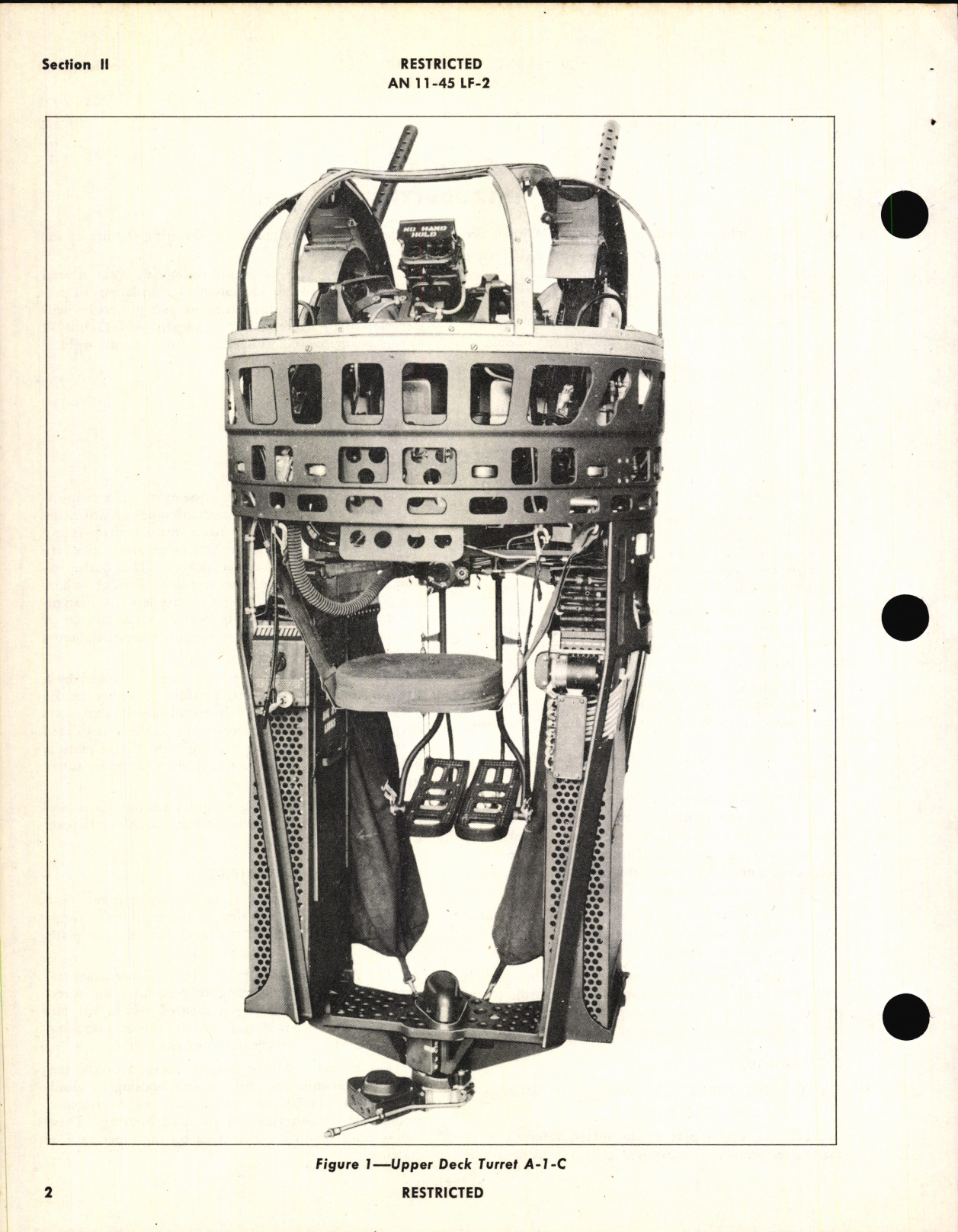 Sample page 6 from AirCorps Library document: Operation, Service, & Overhaul Instructions for Upper Deck Turret Type A-1C