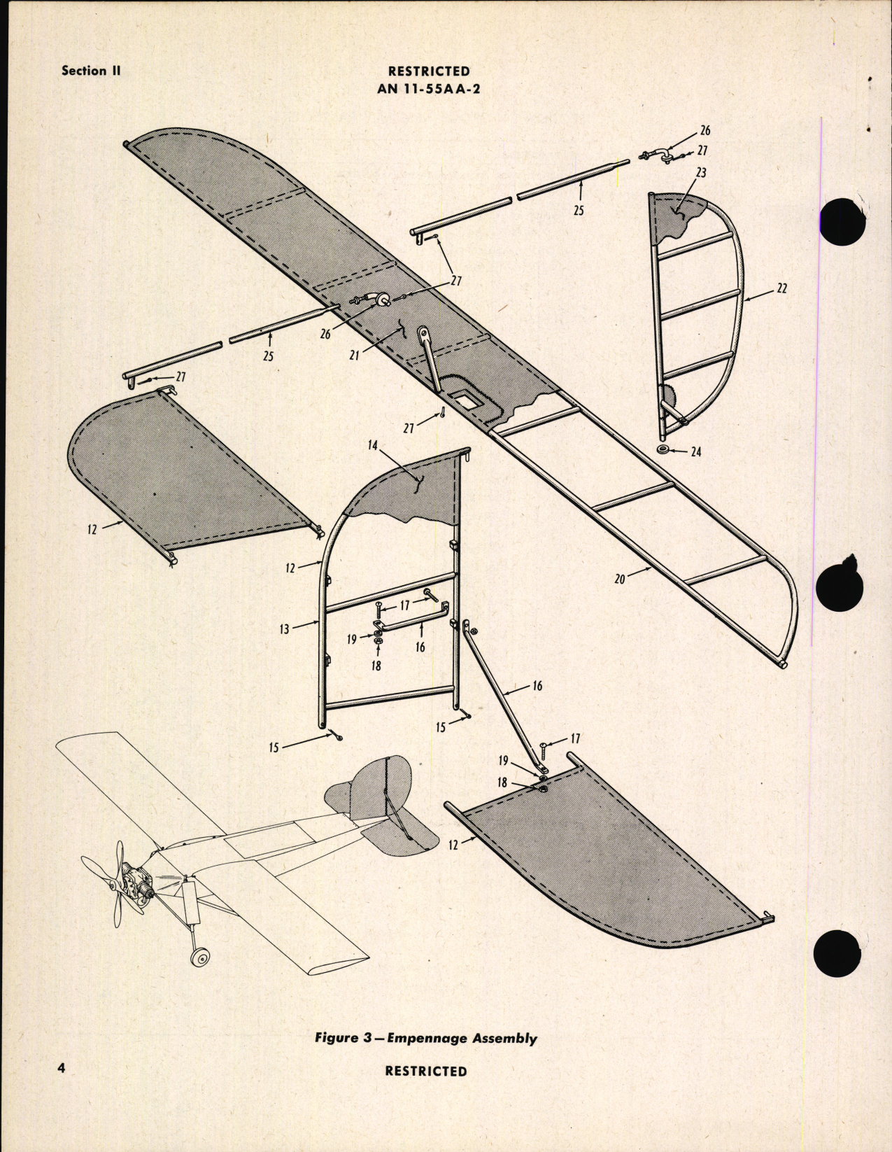 Sample page 8 from AirCorps Library document: Parts Catalog for Army Models OQ-2A, OQ-2B, and Navy Model TTD-1