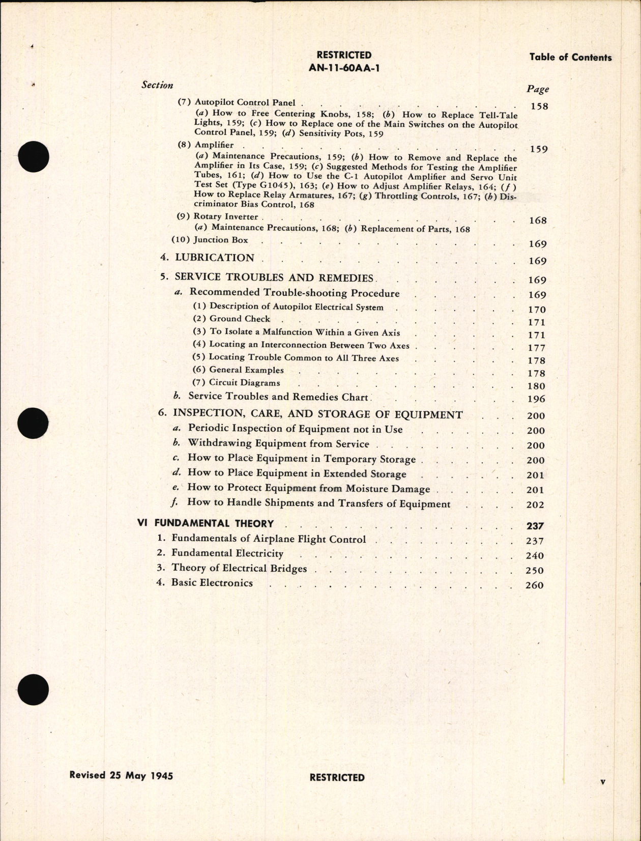 Sample page 7 from AirCorps Library document: Operation and Service Instructions for Automatic Pilot Type C-1