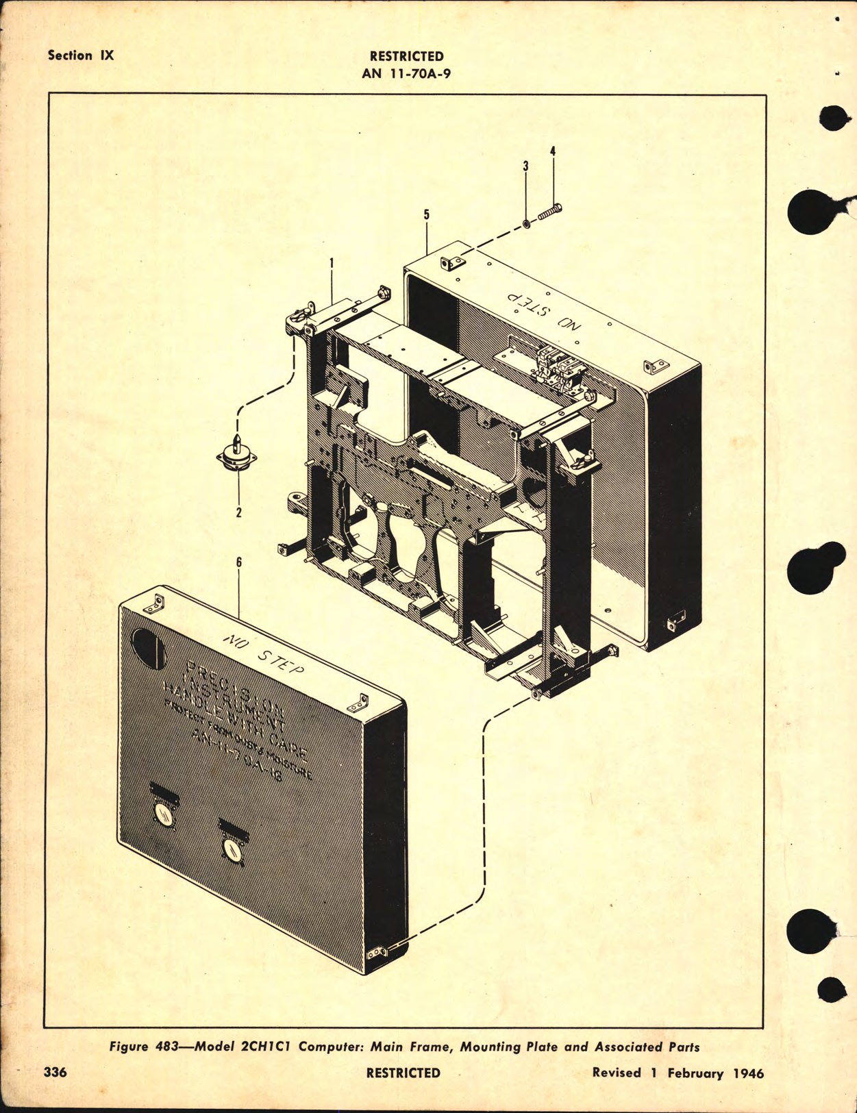 Sample page 6 from AirCorps Library document: Operation, Service, & Overhaul Instructions with Parts Catalog for Type CH Computer Models