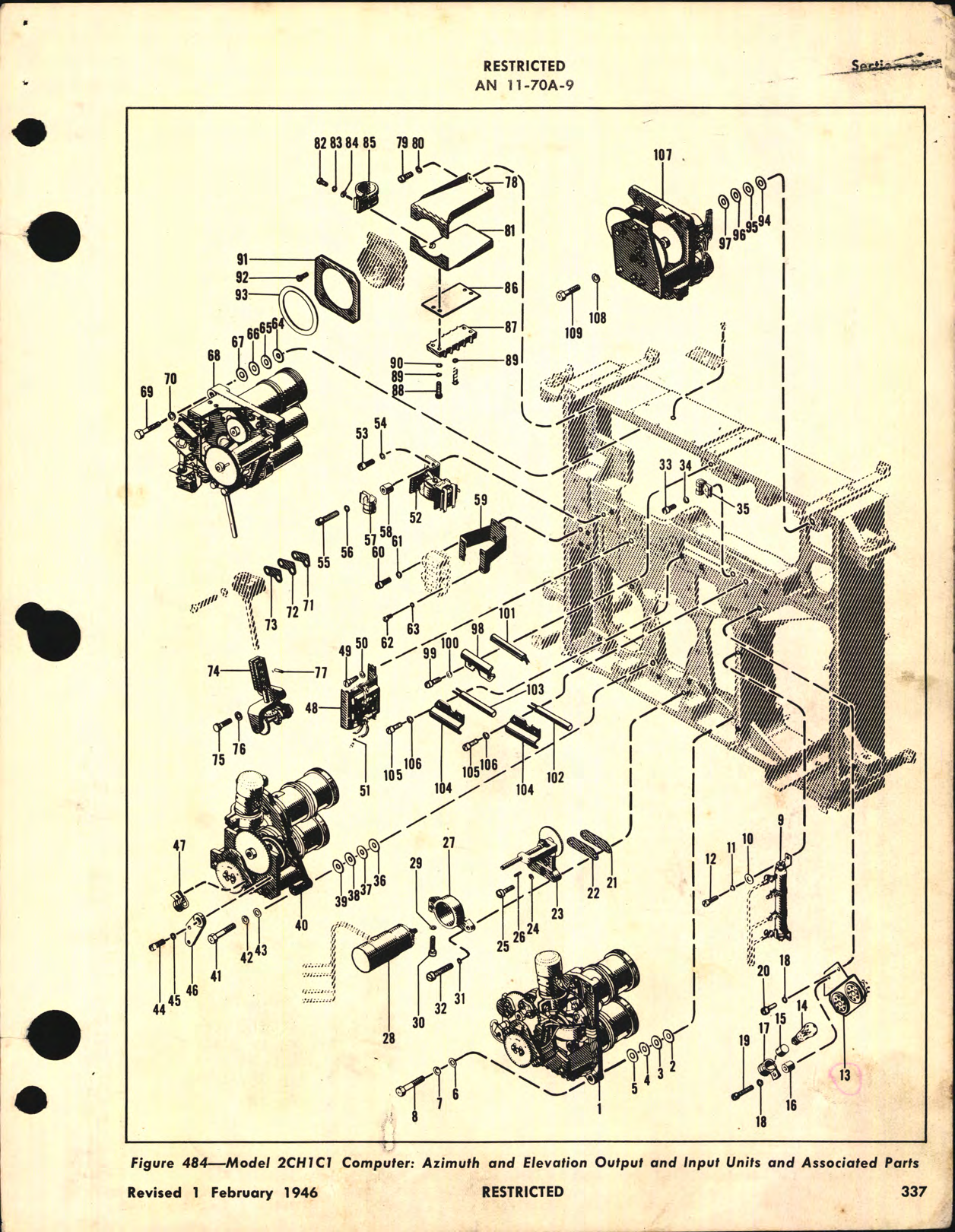 Sample page 7 from AirCorps Library document: Operation, Service, & Overhaul Instructions with Parts Catalog for Type CH Computer Models