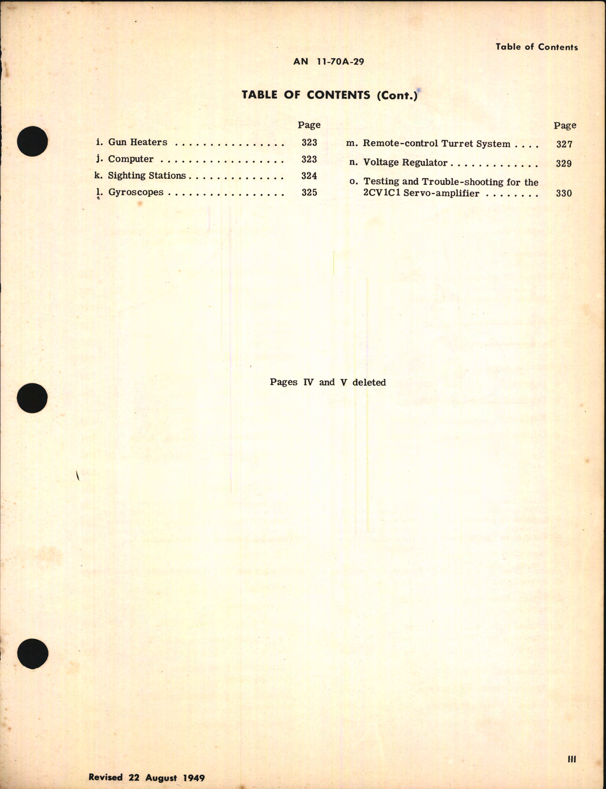 Sample page 7 from AirCorps Library document: Operation and Service Instructions for Remote Control Turret System