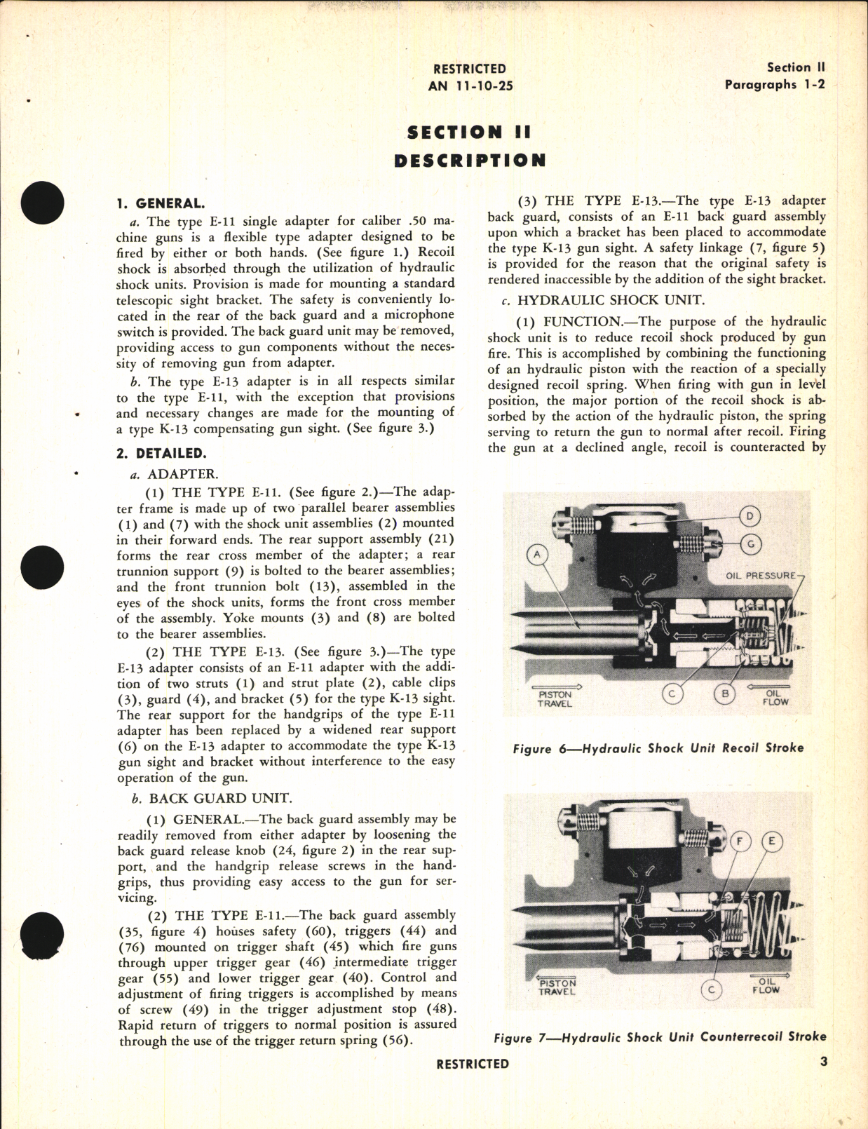Sample page 7 from AirCorps Library document: Handbook of Instructions with Parts Catalog for Single Adapters for Caliber .50 Machine Guns