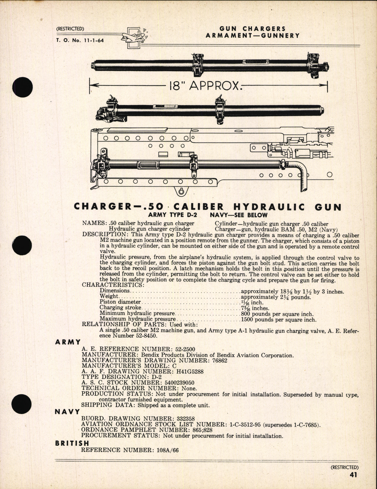 Sample page 129 from AirCorps Library document: Index of Army-Navy Aeronautical Equipment - Armament