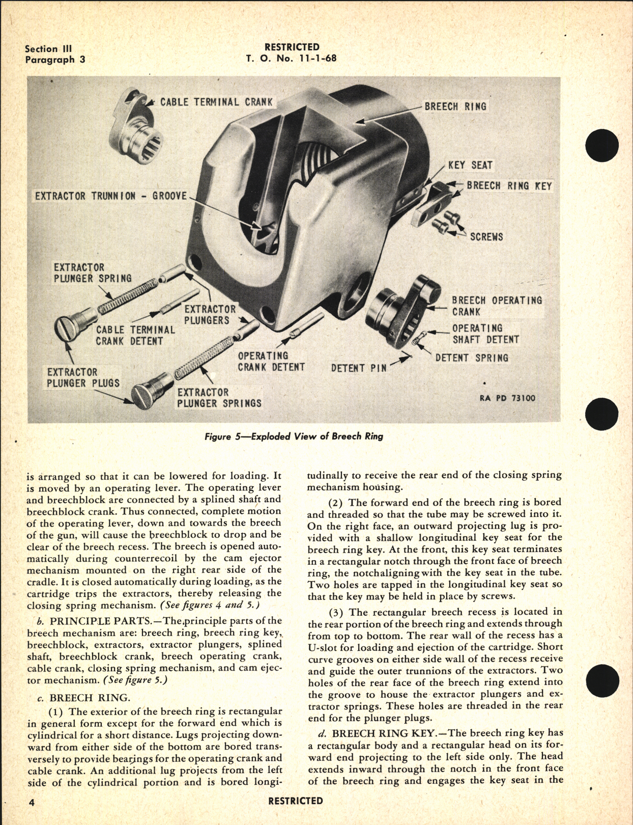 Sample page 8 from AirCorps Library document: Handbook of Instructions with Parts Catalog for 75-MM Aircraft Gun, AN-M5 (T13E1) and AN-M9 (T13E2)