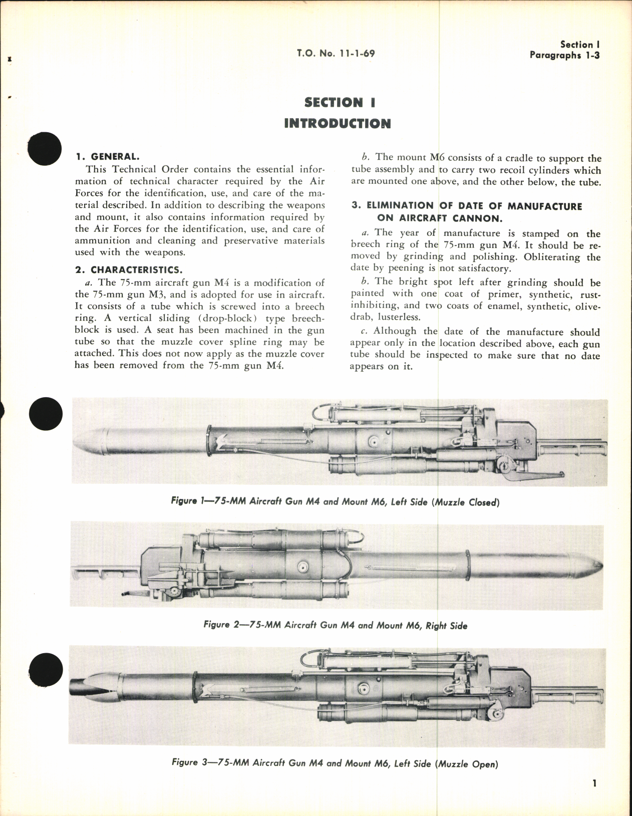 Sample page 5 from AirCorps Library document: Handbook of Instructions with Parts Catalog for 75-MM Aircraft Gun M-4 and Gun Mount M6