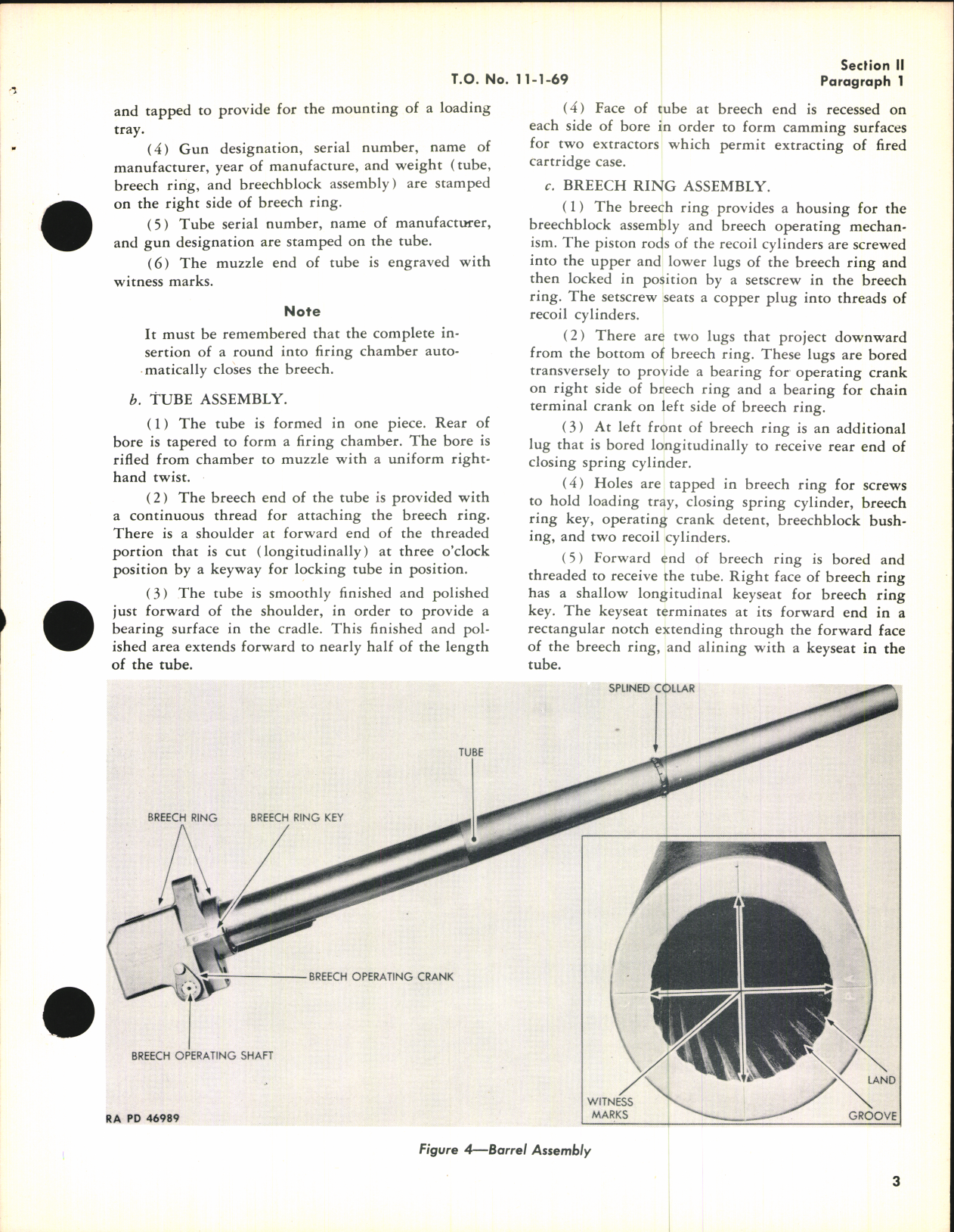 Sample page 7 from AirCorps Library document: Handbook of Instructions with Parts Catalog for 75-MM Aircraft Gun M-4 and Gun Mount M6