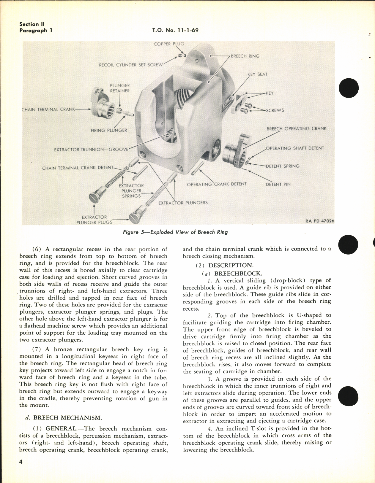 Sample page 8 from AirCorps Library document: Handbook of Instructions with Parts Catalog for 75-MM Aircraft Gun M-4 and Gun Mount M6