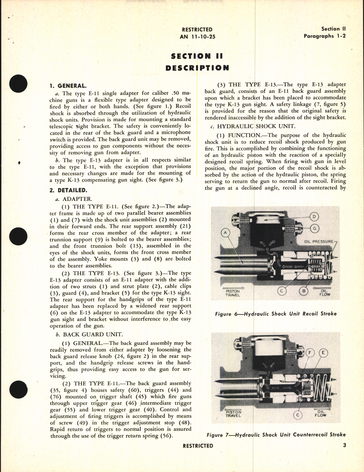 Sample page 7 from AirCorps Library document: Handbook of Instructions with Parts Catalog for Single Adapters for Caliber .50 Machine Guns