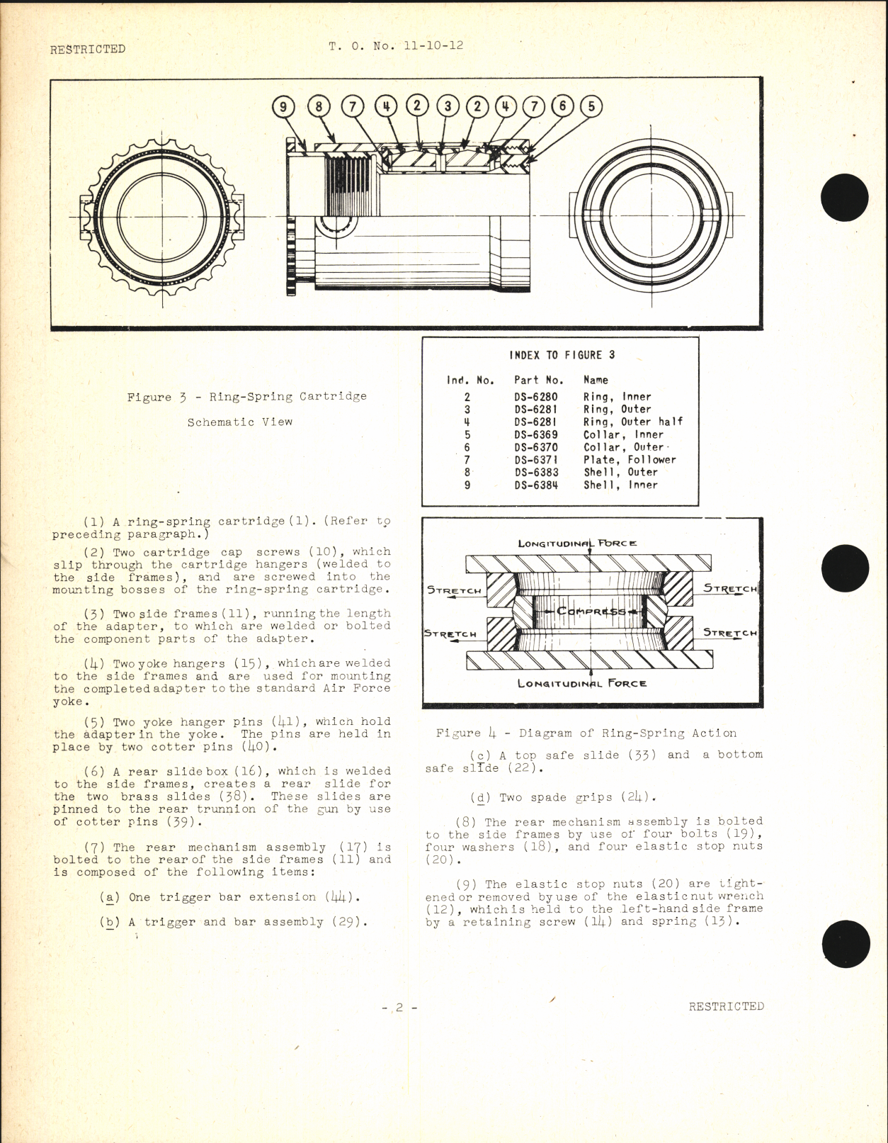 Sample page 8 from AirCorps Library document: Handbook of Instructions with Parts Catalog for Type E-12 Gun Mount Adapter
