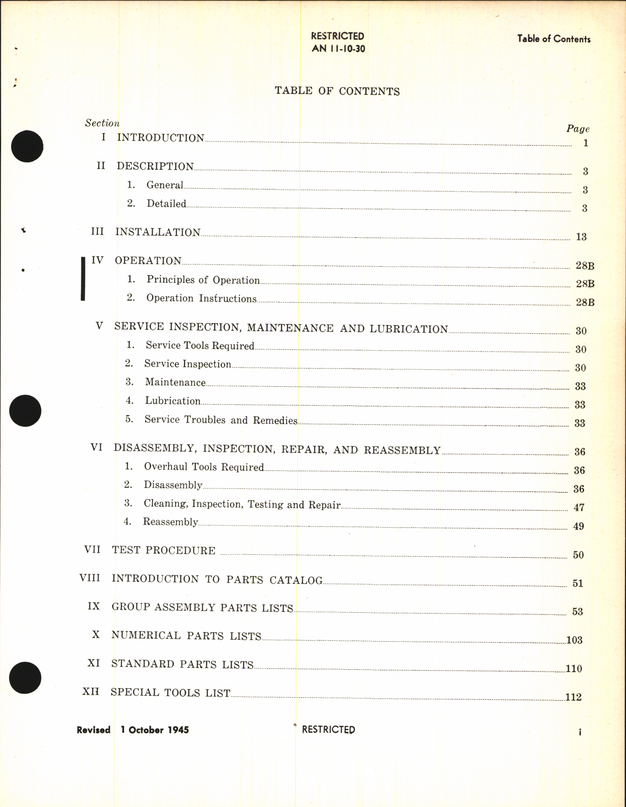 Sample page 5 from AirCorps Library document: Operation, Service, & Overhaul Instructions with Parts Catalog for Gun Mount Type M-8A