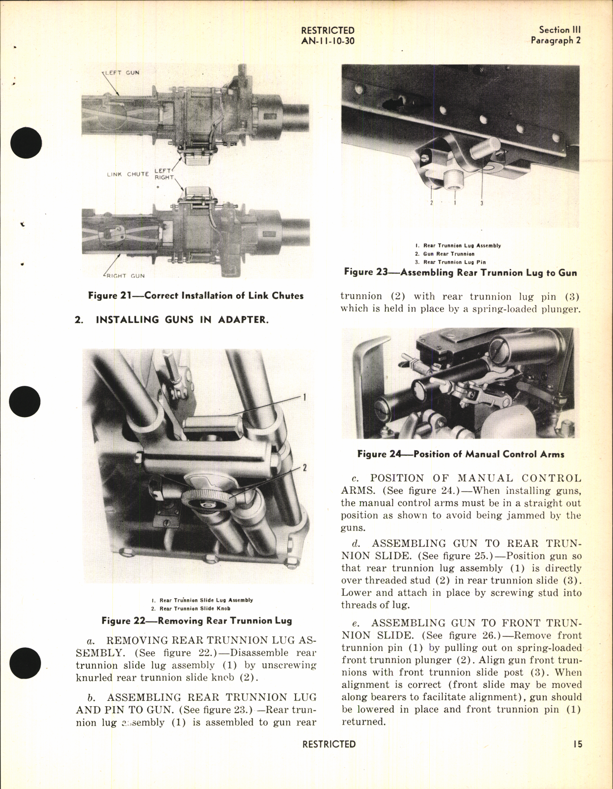 Sample page 7 from AirCorps Library document: Operation, Service, & Overhaul Instructions with Parts Catalog for Gun Mount Type M-8A