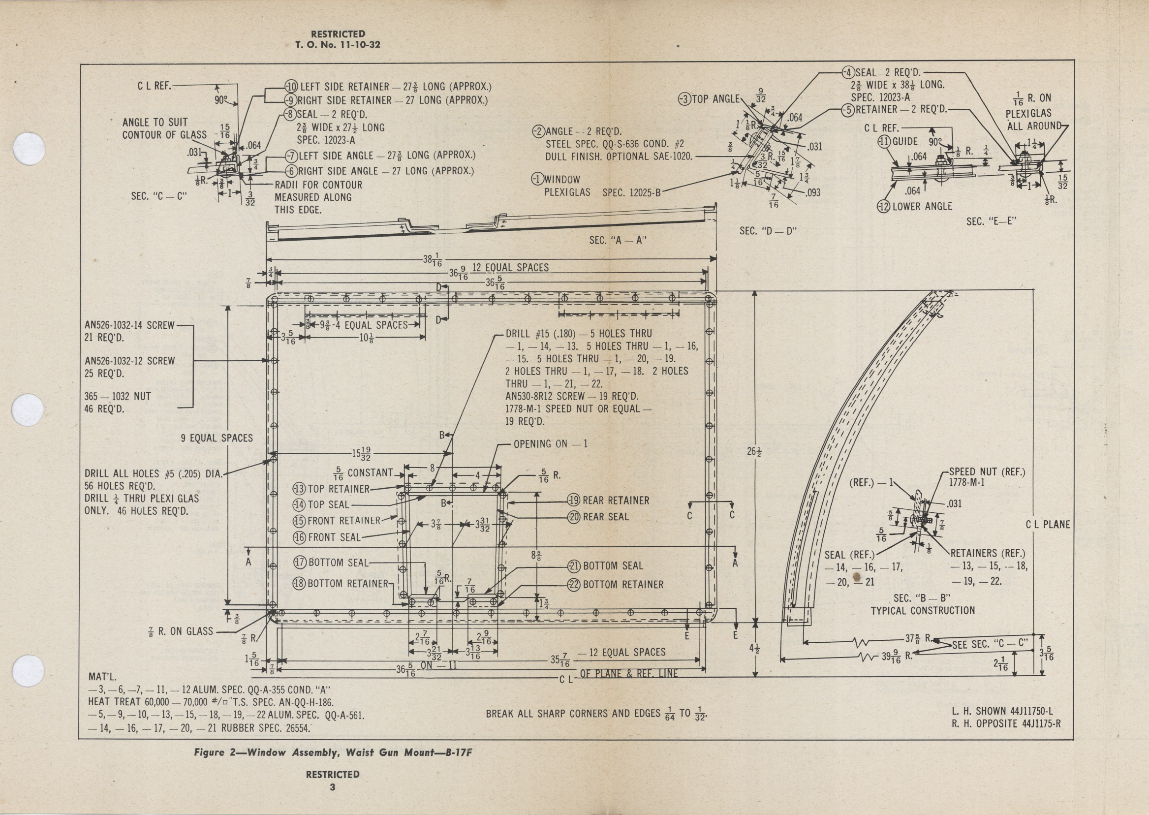 Sample page 7 from AirCorps Library document: Handbook of Instructions for the Installation of Type K-7 Gun Mount