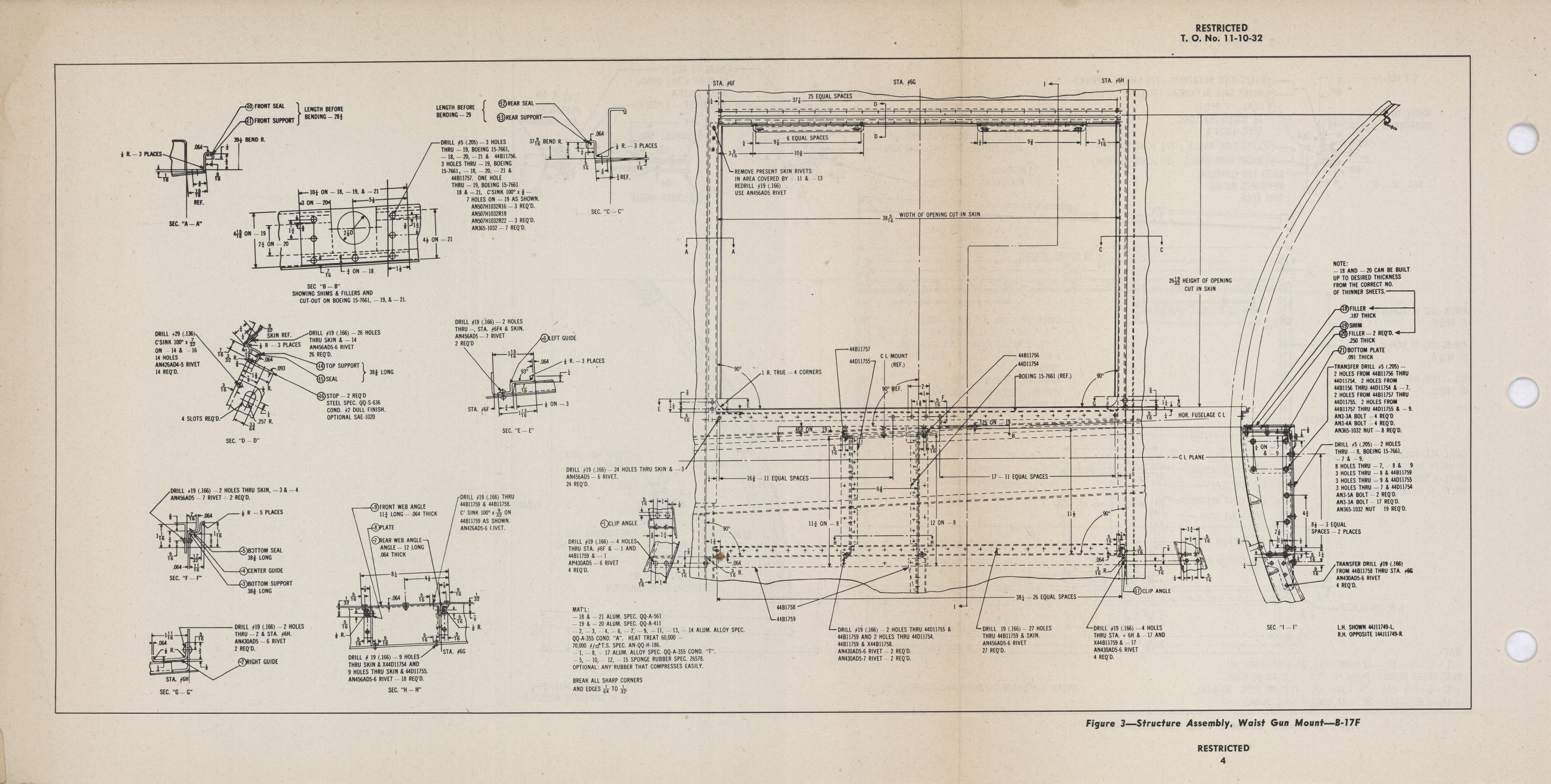 Sample page 8 from AirCorps Library document: Handbook of Instructions for the Installation of Type K-7 Gun Mount