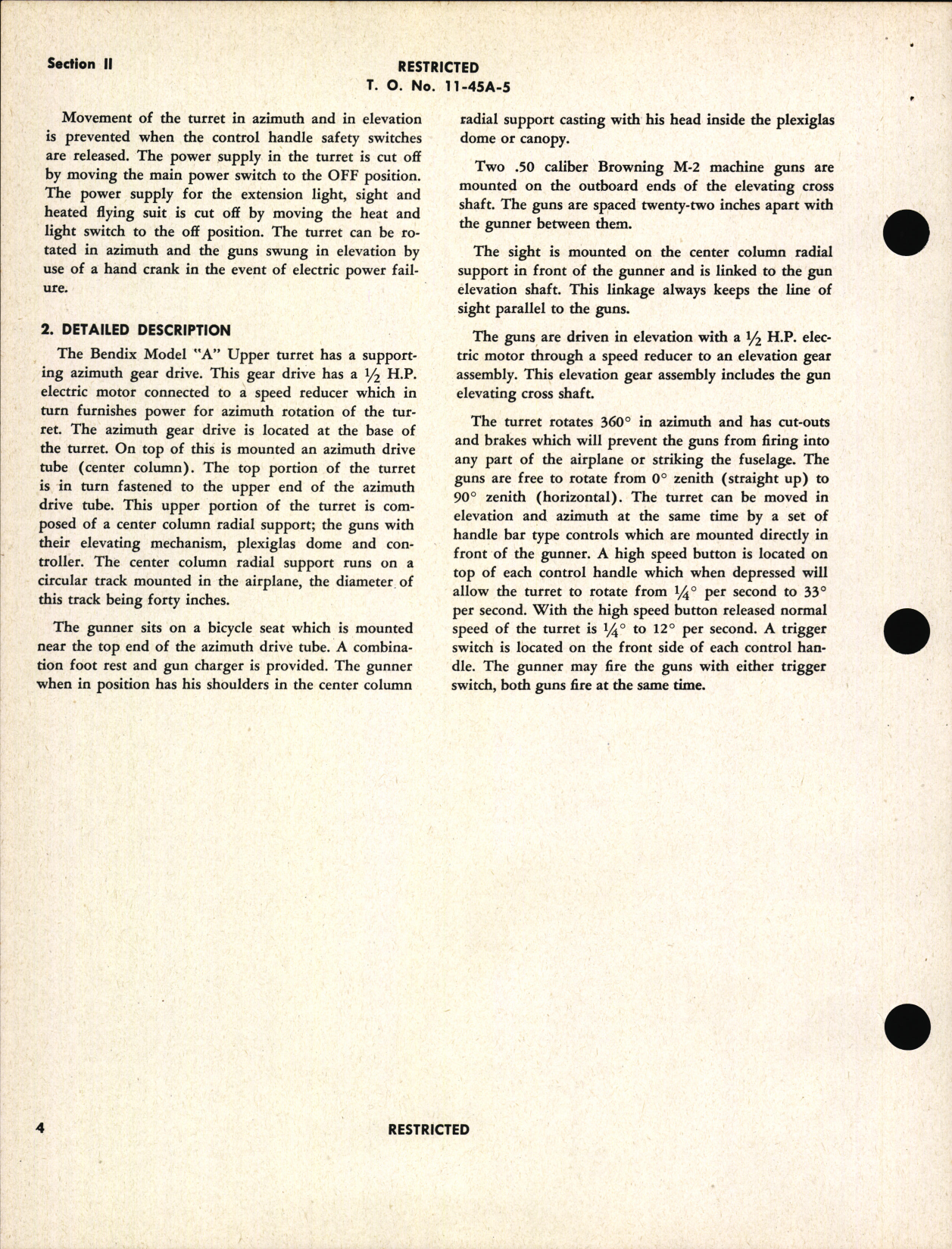 Sample page 8 from AirCorps Library document: Operation and Service Instructions for Model 