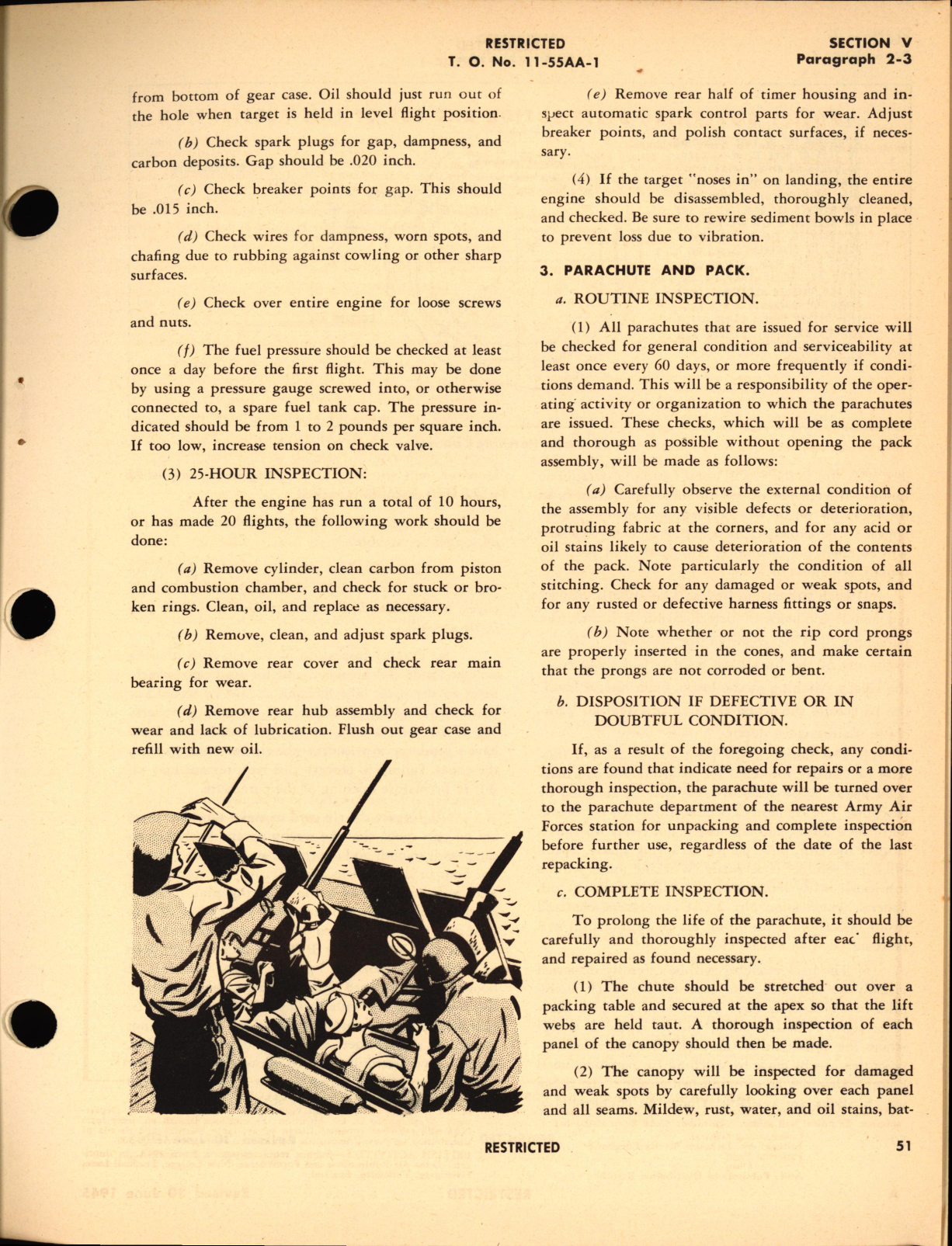 Sample page 5 from AirCorps Library document: Operation, Service, & Overhaul Instructions for Radio-Controlled Power Driven Aerial Target