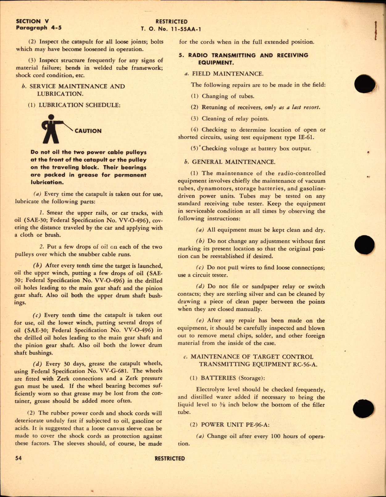 Sample page 8 from AirCorps Library document: Operation, Service, & Overhaul Instructions for Radio-Controlled Power Driven Aerial Target