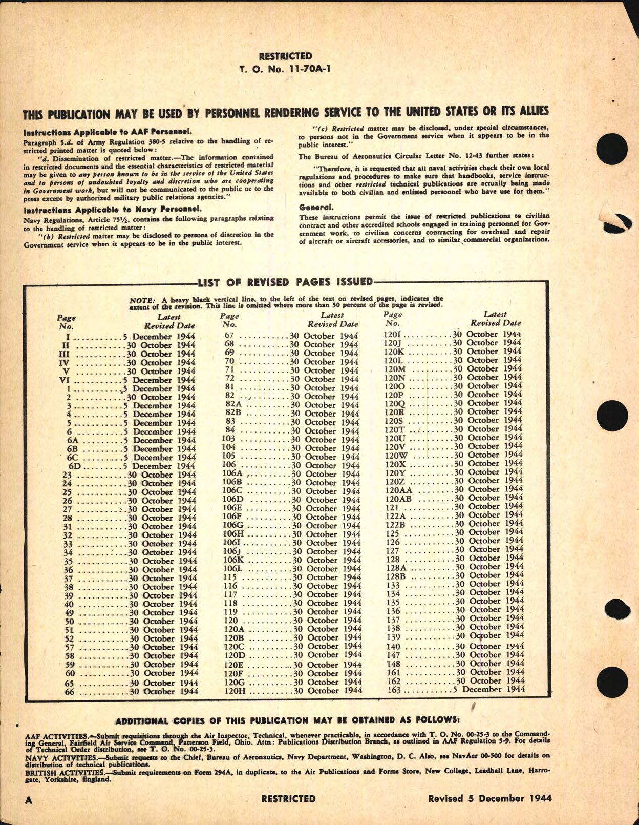 Sample page 6 from AirCorps Library document: Operation and Service Instructions for the Central Station Fire Control System Model 2CFR55B1